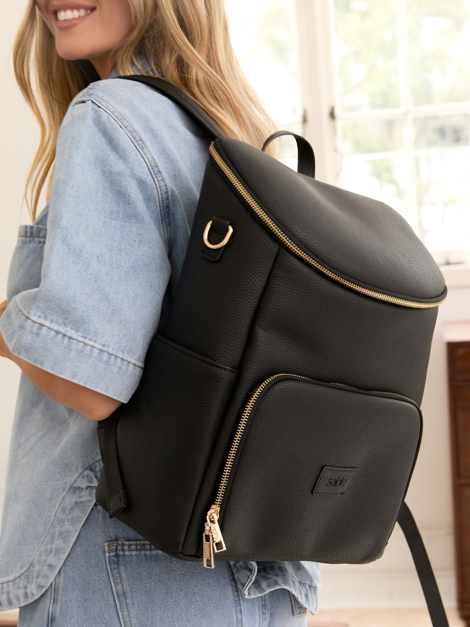 Ultimate Nappy Backpack Bundle - Black Vegan Leather