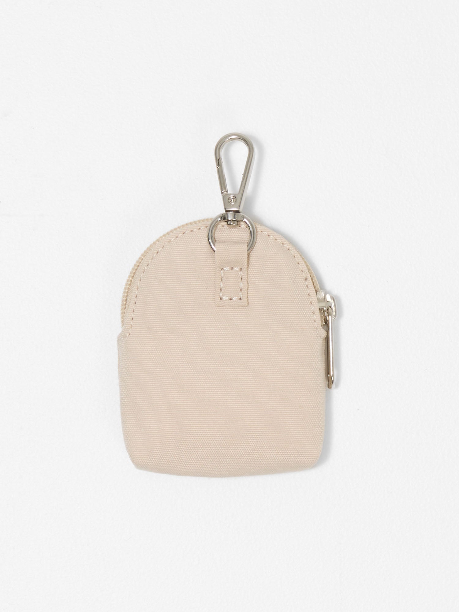 Baby dummy pouch with external clip for quick access to dummies and essentials