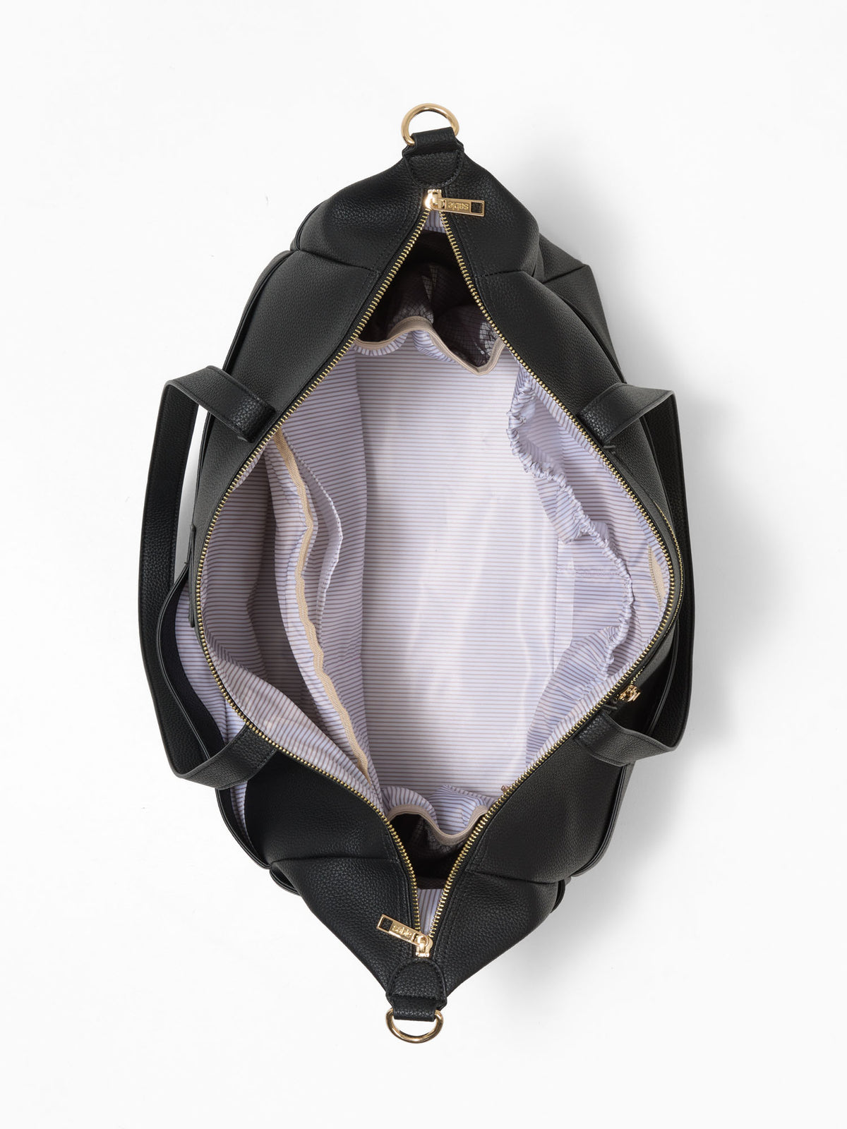 Ultimate Nappy Bag Bundle - Black Vegan Leather