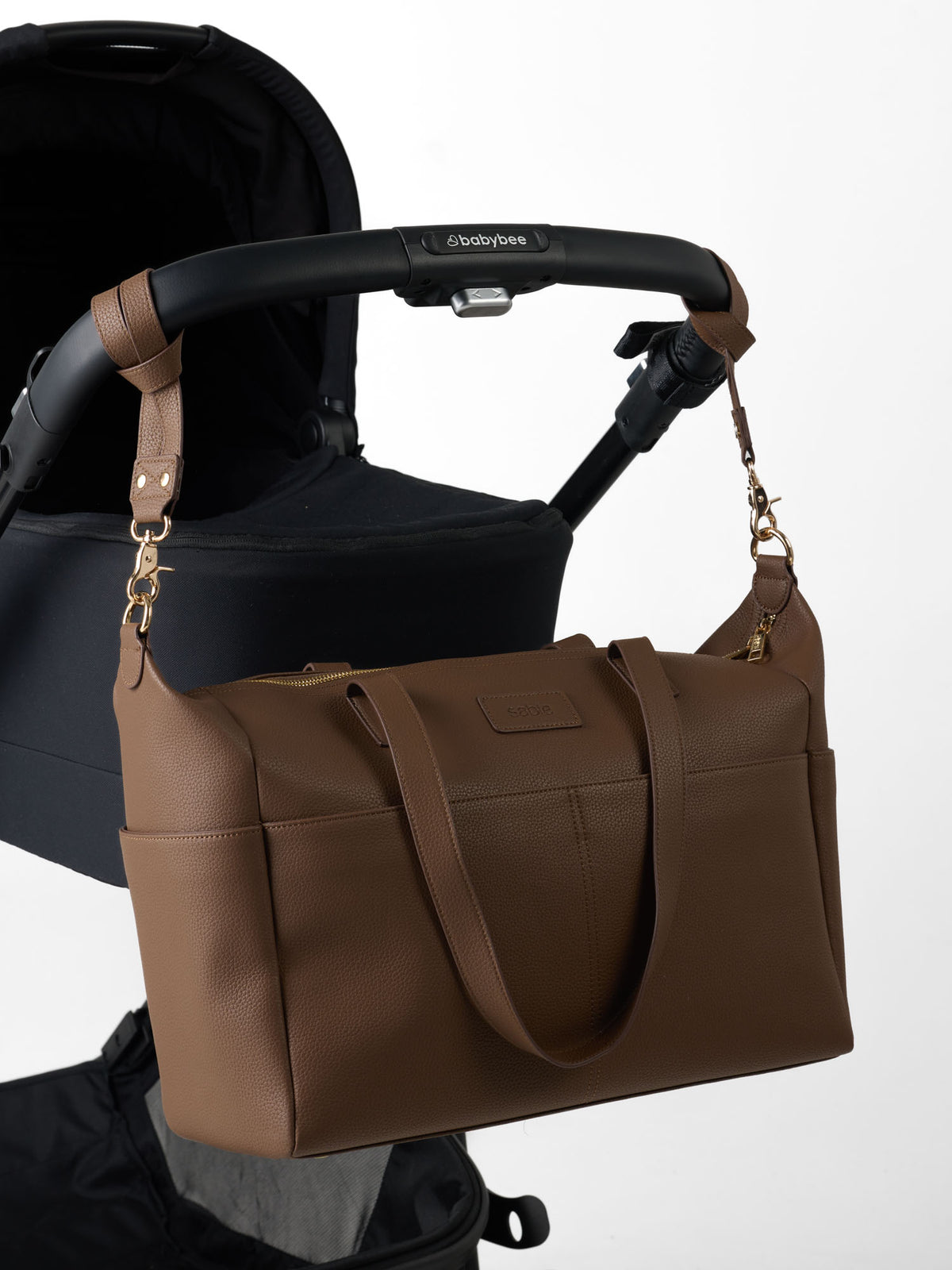 Ultimate Nappy Bag Bundle - Chocolate Vegan Leather