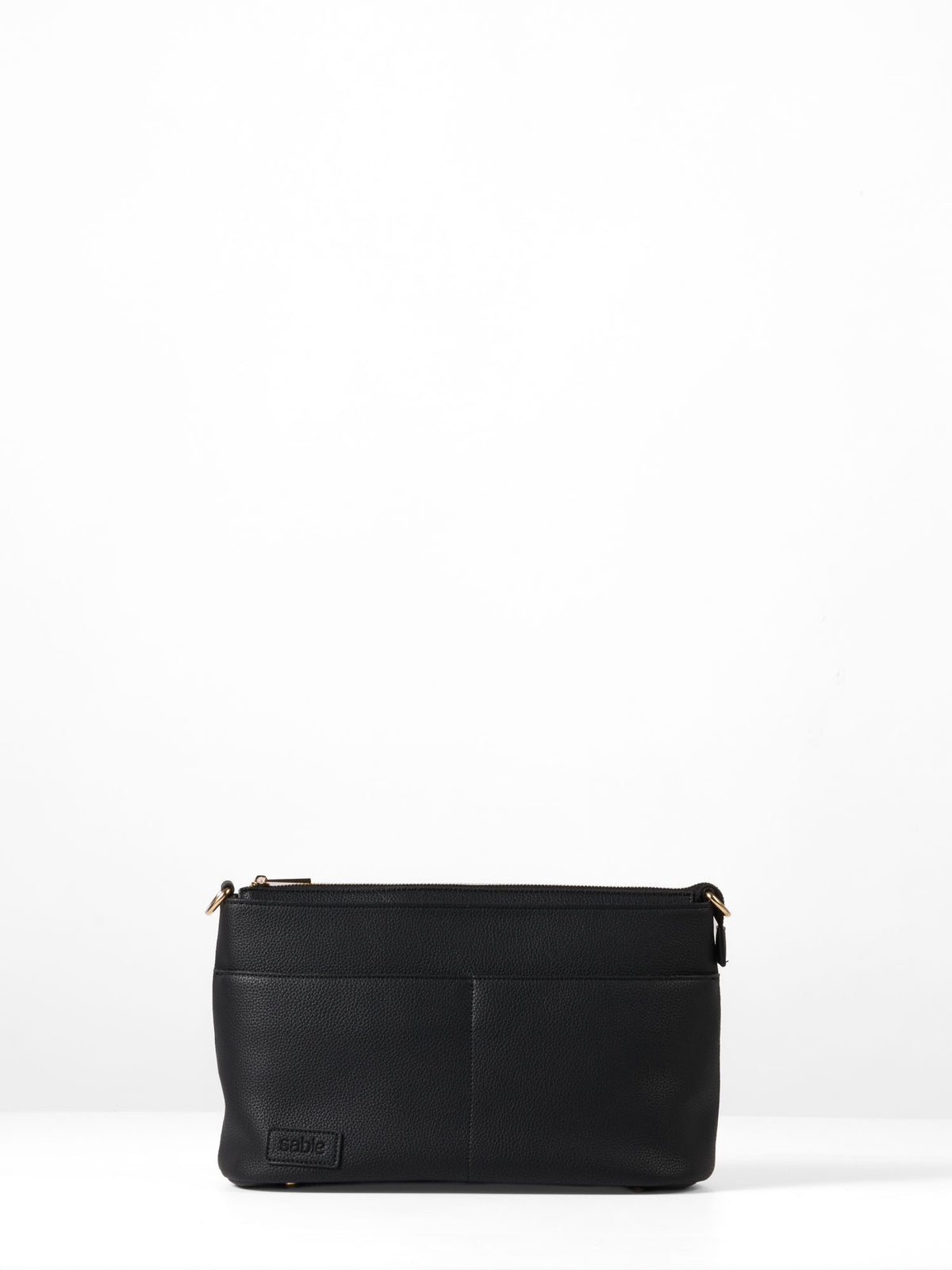 Pram Caddy Bag - Black Vegan Leather