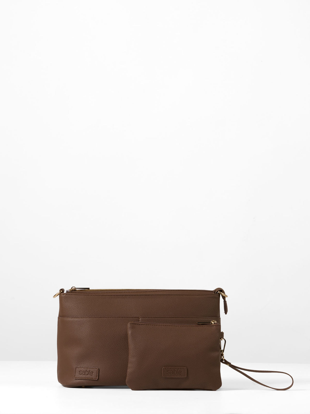 Signature Pram Caddy Bag Bundle - Chocolate Vegan Leather