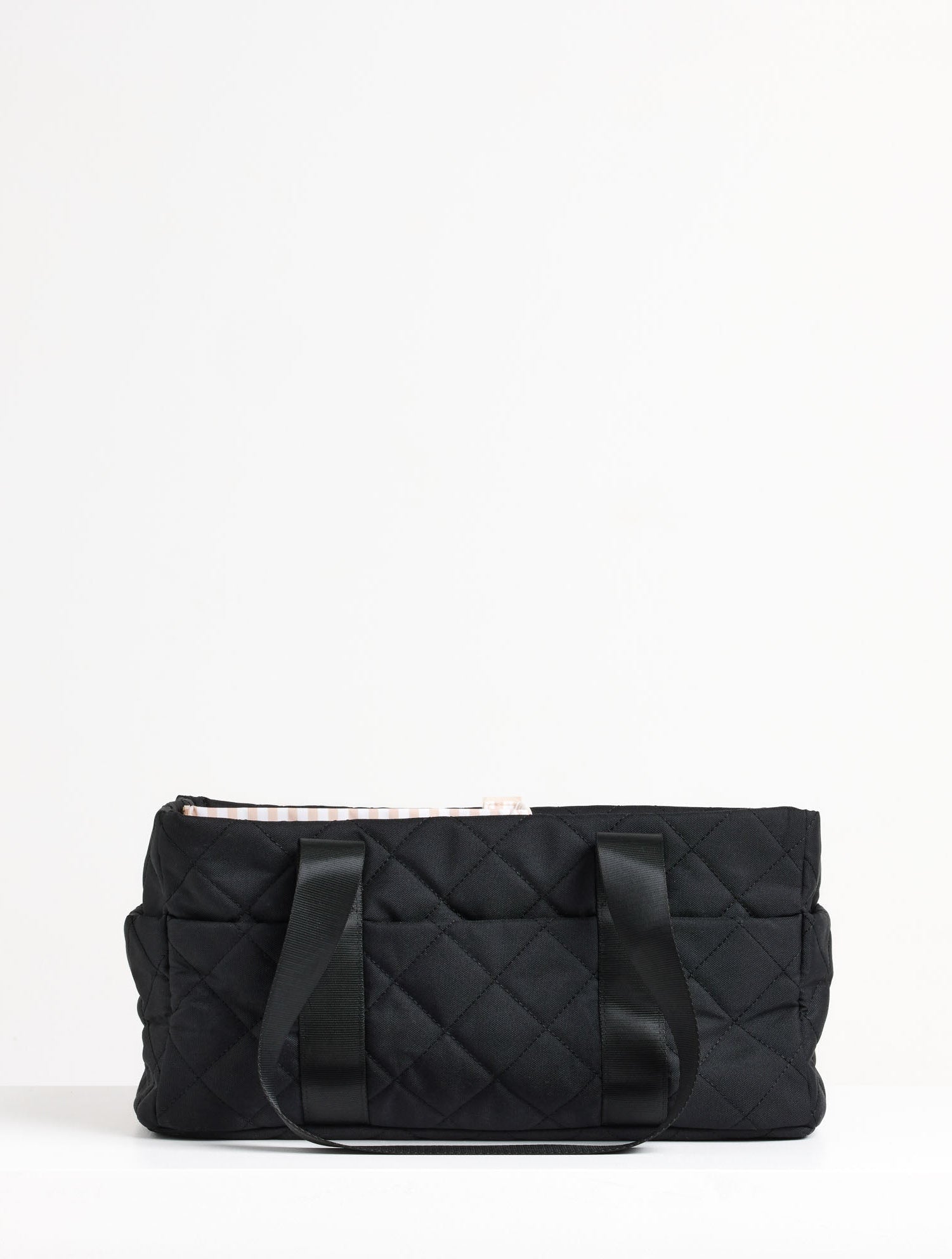 Black Quilted Nappy Caddy quilted nappy caddy for organising nursery and baby change essentials modern nursery decor