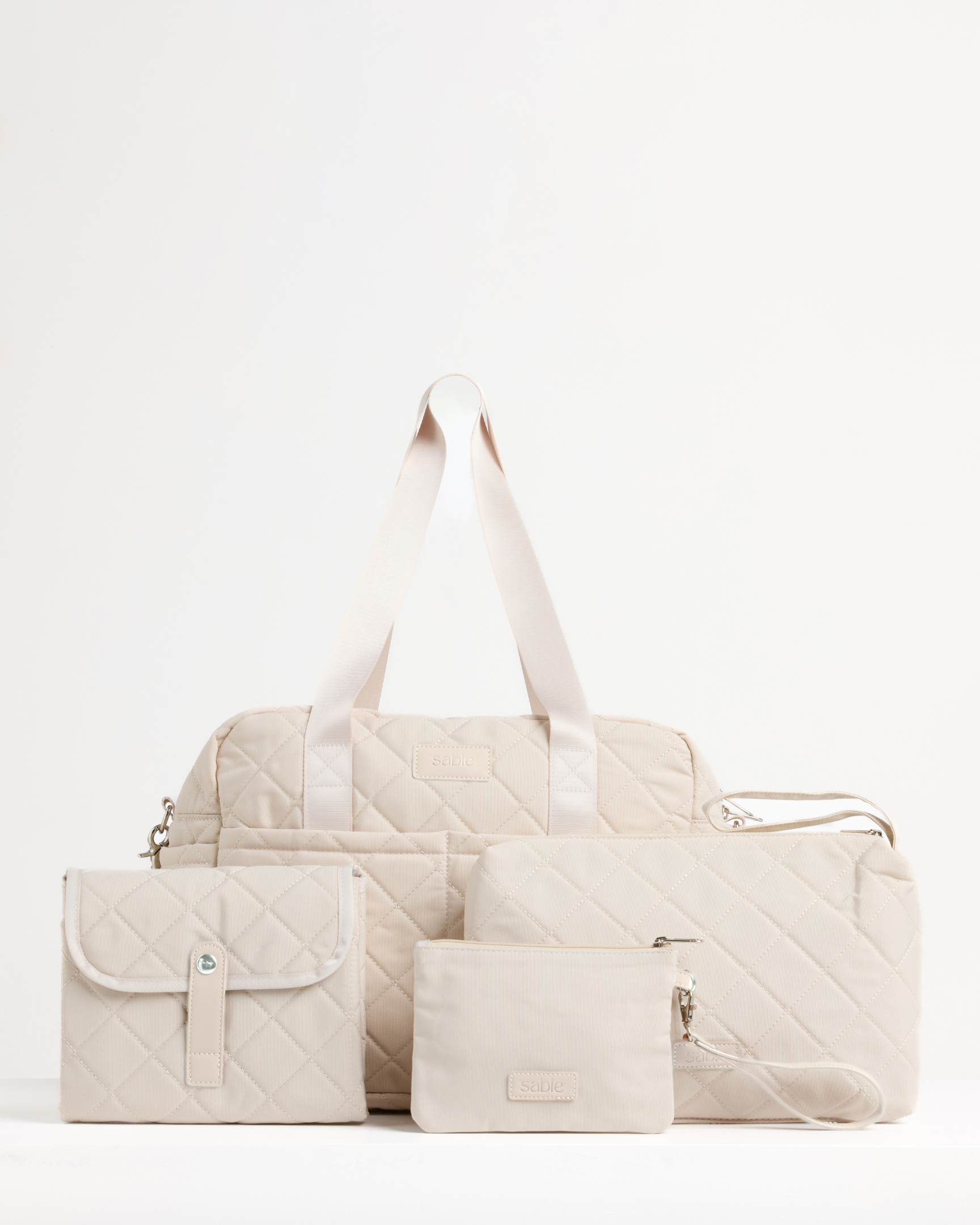 Ultimate Nappy Bag Bundle - Sand