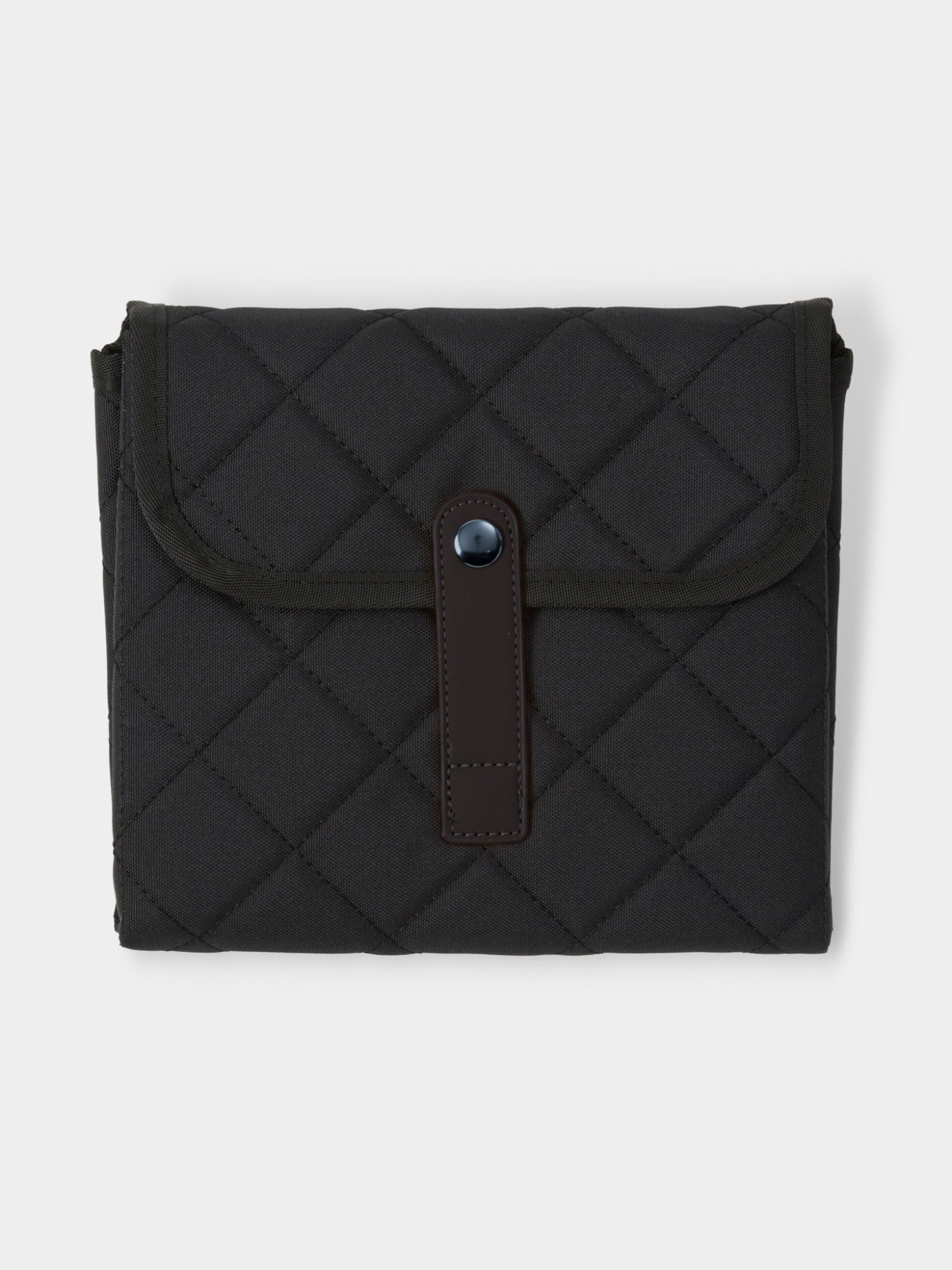 Black Quilted Change Mat quilted baby change mat for portable nappy changes and travel luxury nursery essential
