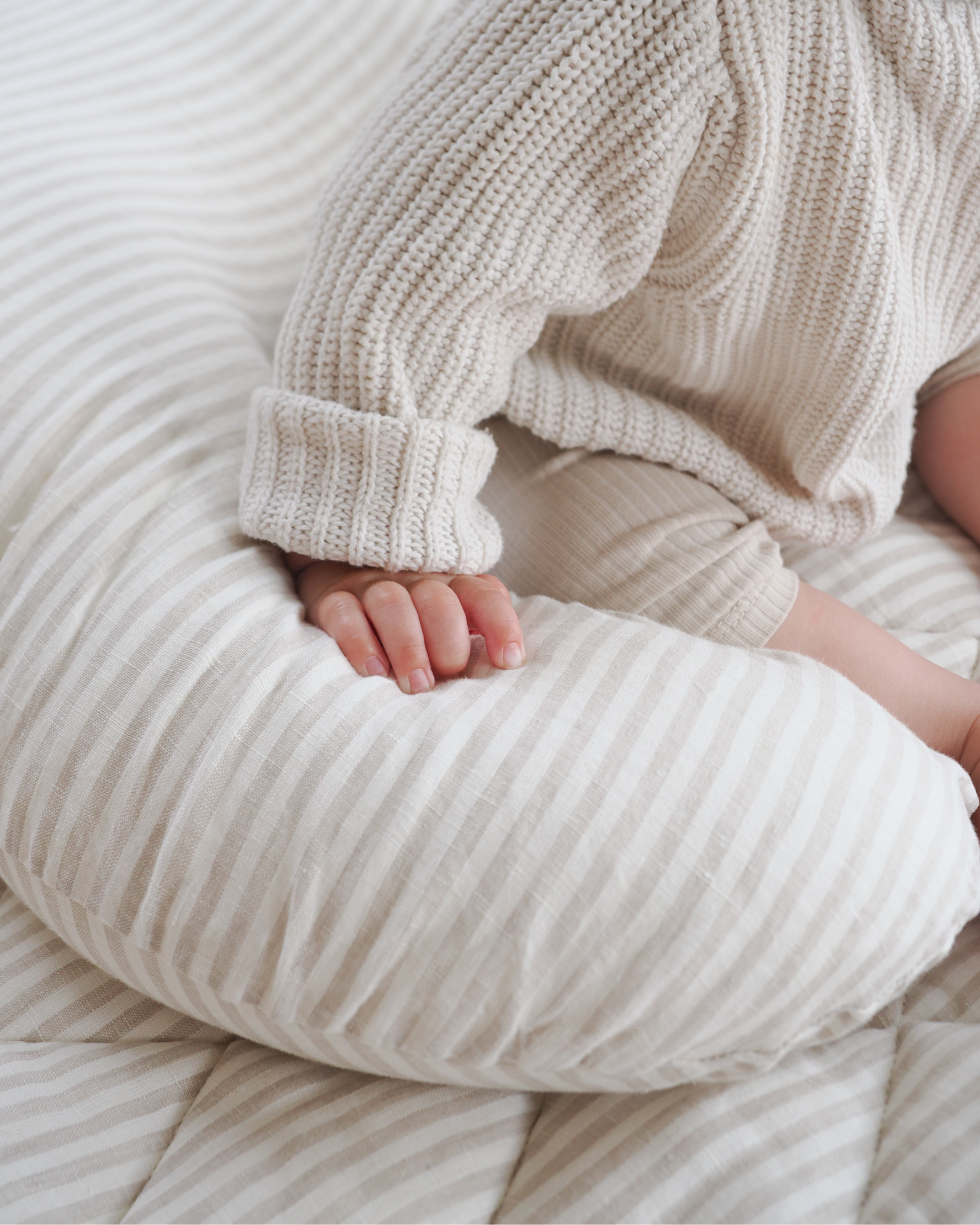 Supportive nursing pillow for feeding and tummy time