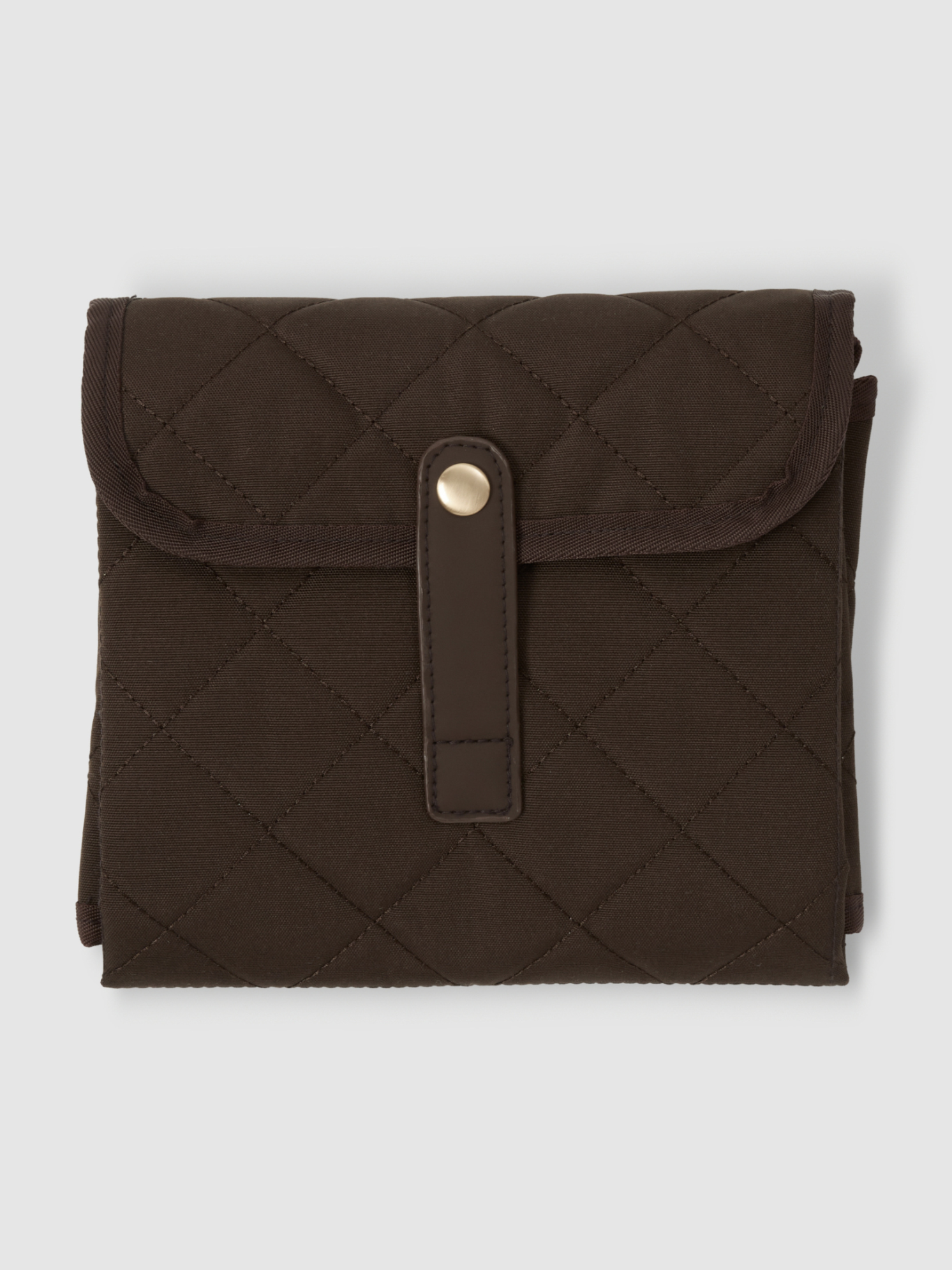 Chocolate Quilted Change Mat quilted baby change mat for portable nappy changes and travel luxury nursery essential