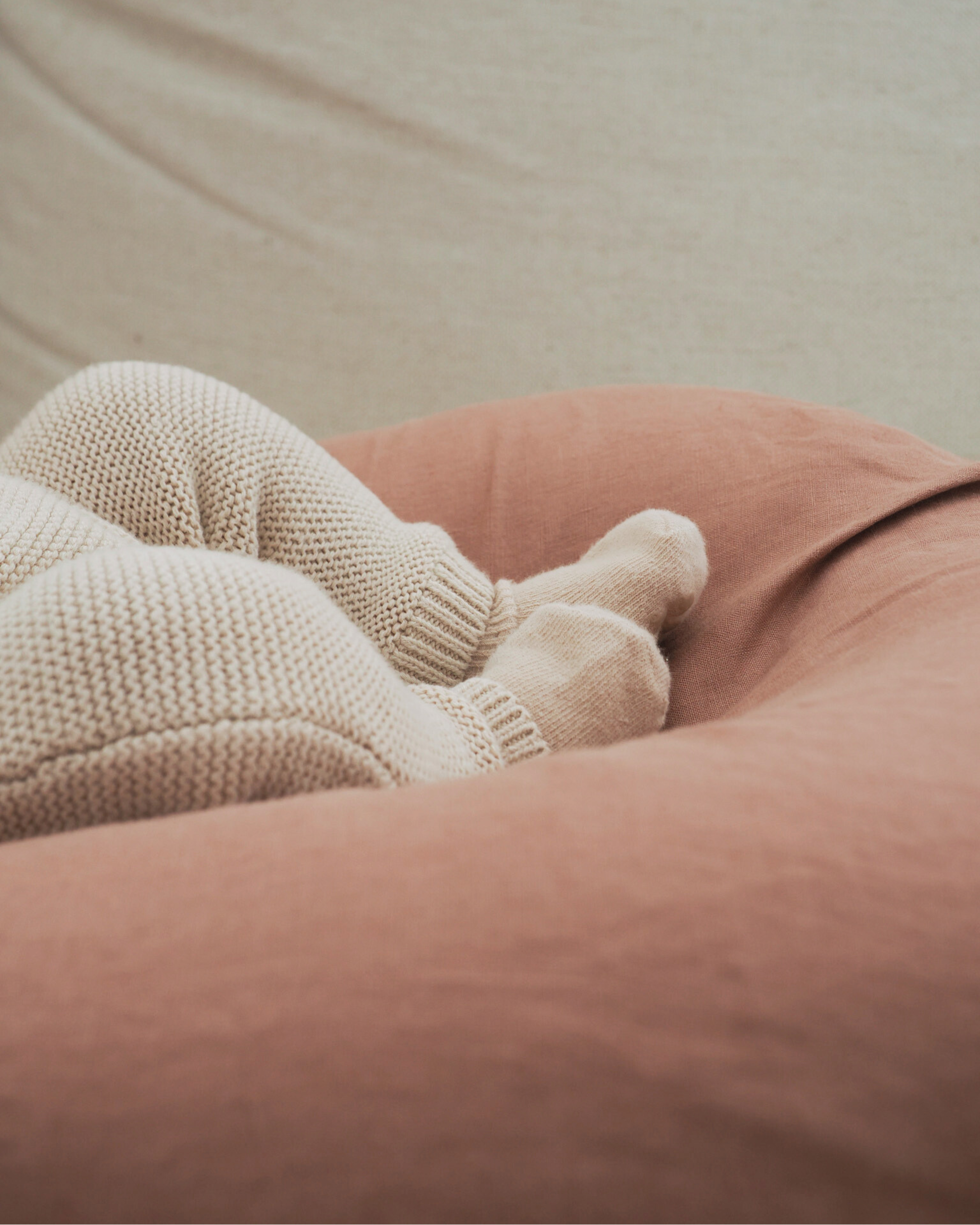 Soft padded baby lounger