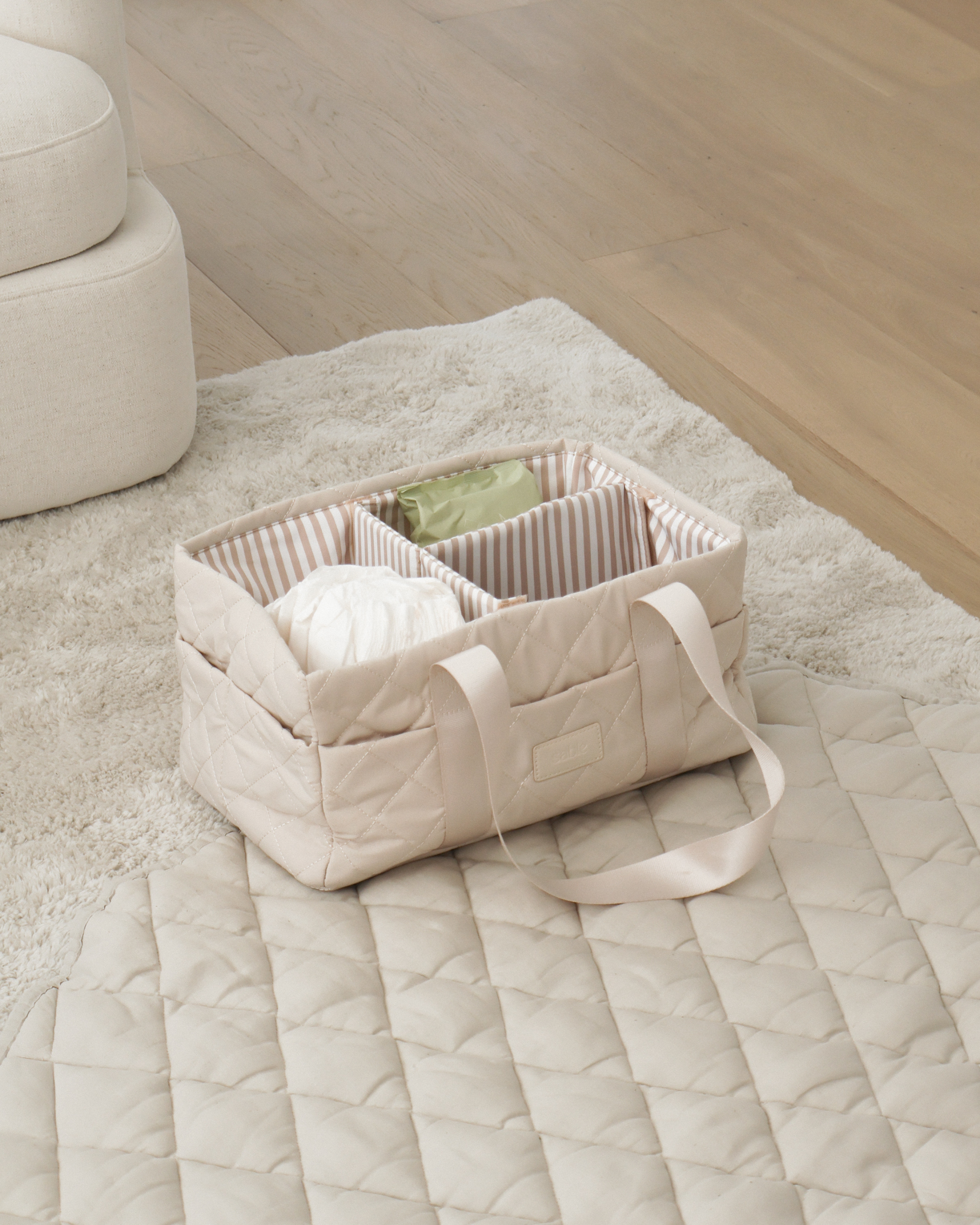 Complete nappy caddy bundle for new parents