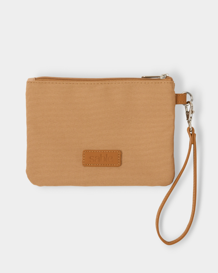 Tan Essentials Pouch
