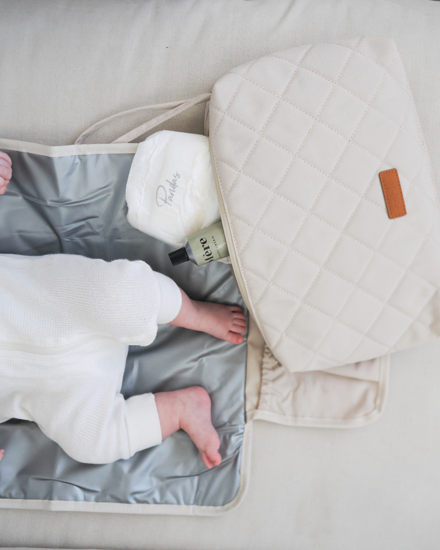Sand Quilted Wet Bag