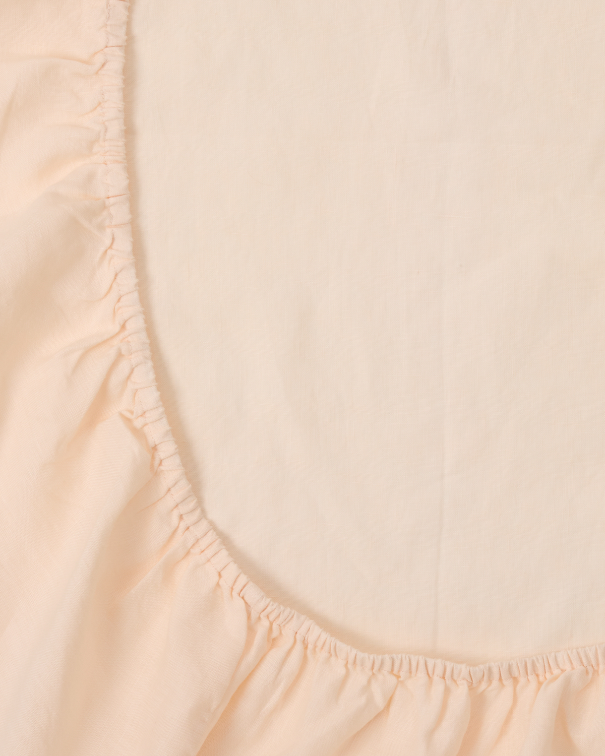 Washed linen bassinet sheet