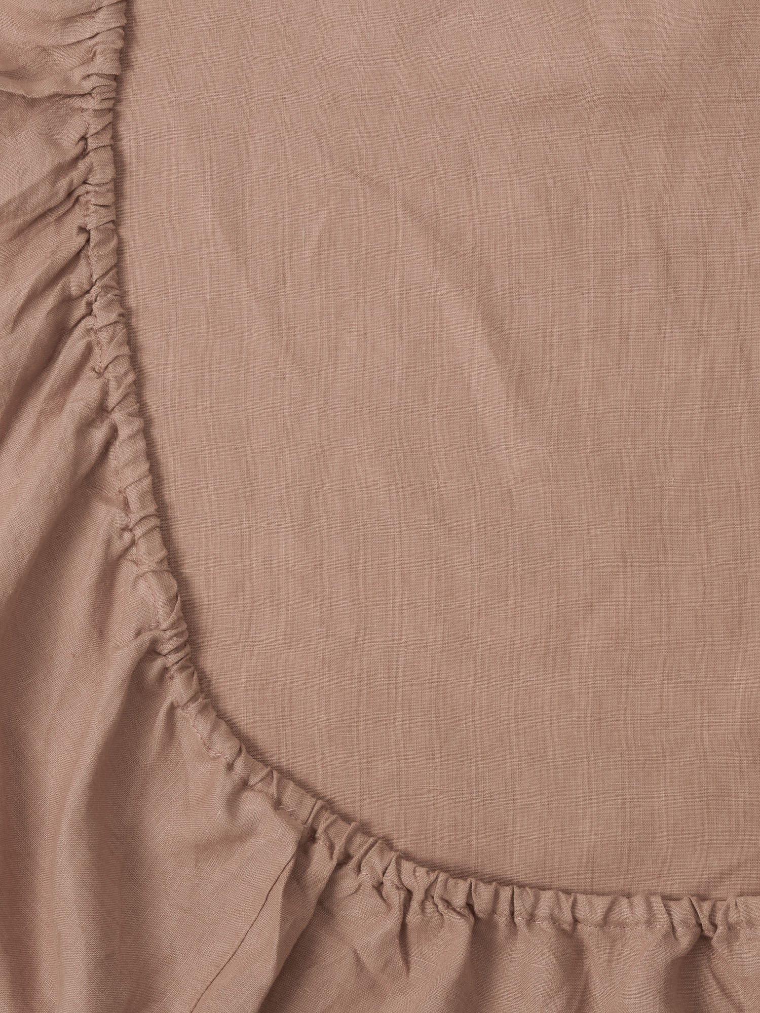 Linen Bassinet Sheet - Chestnut