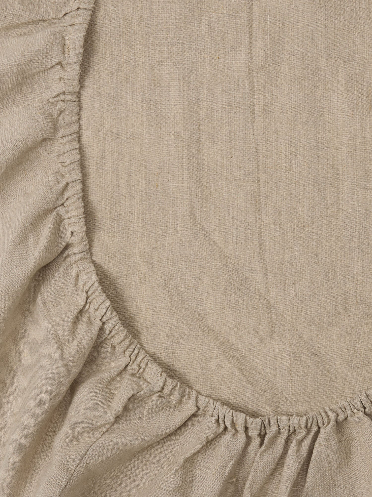 Natural Linen Sheet made from breathable 100% pure linen baby bedding for modern nursery styling luxury nursery essential