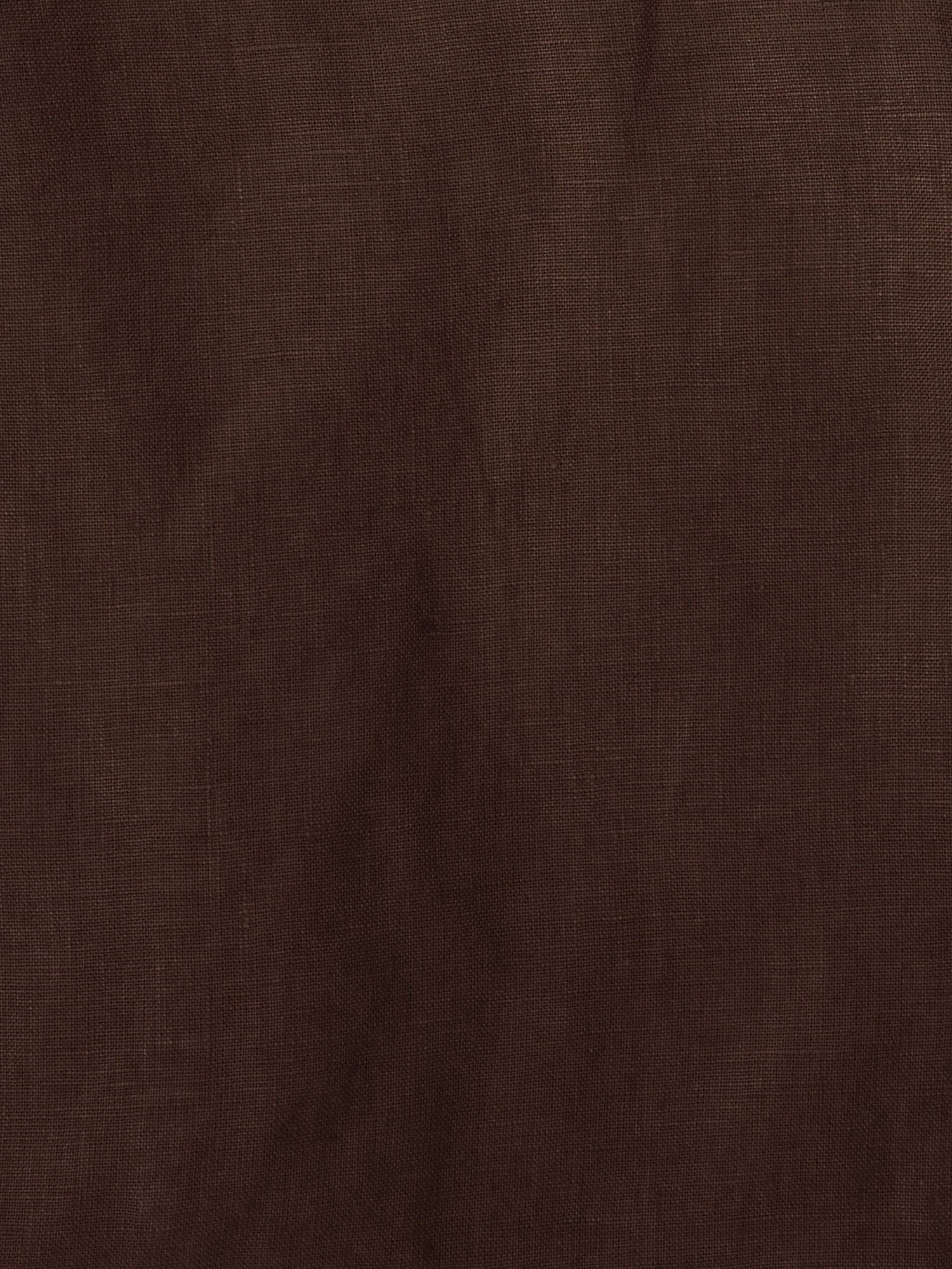 Chocolate Linen Bassinet Sheet