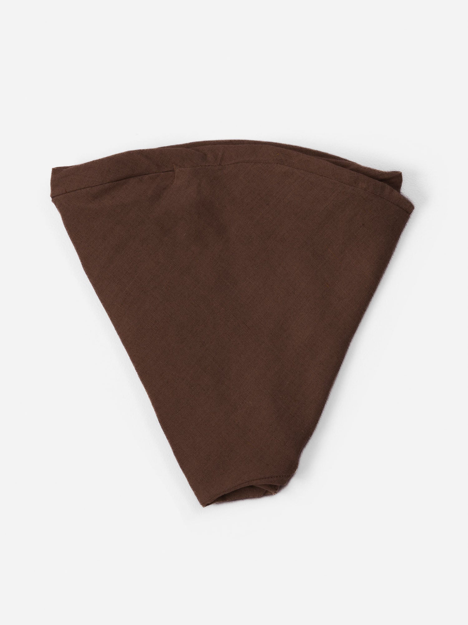 Linen Nursing Pillow Cover - Chocolate