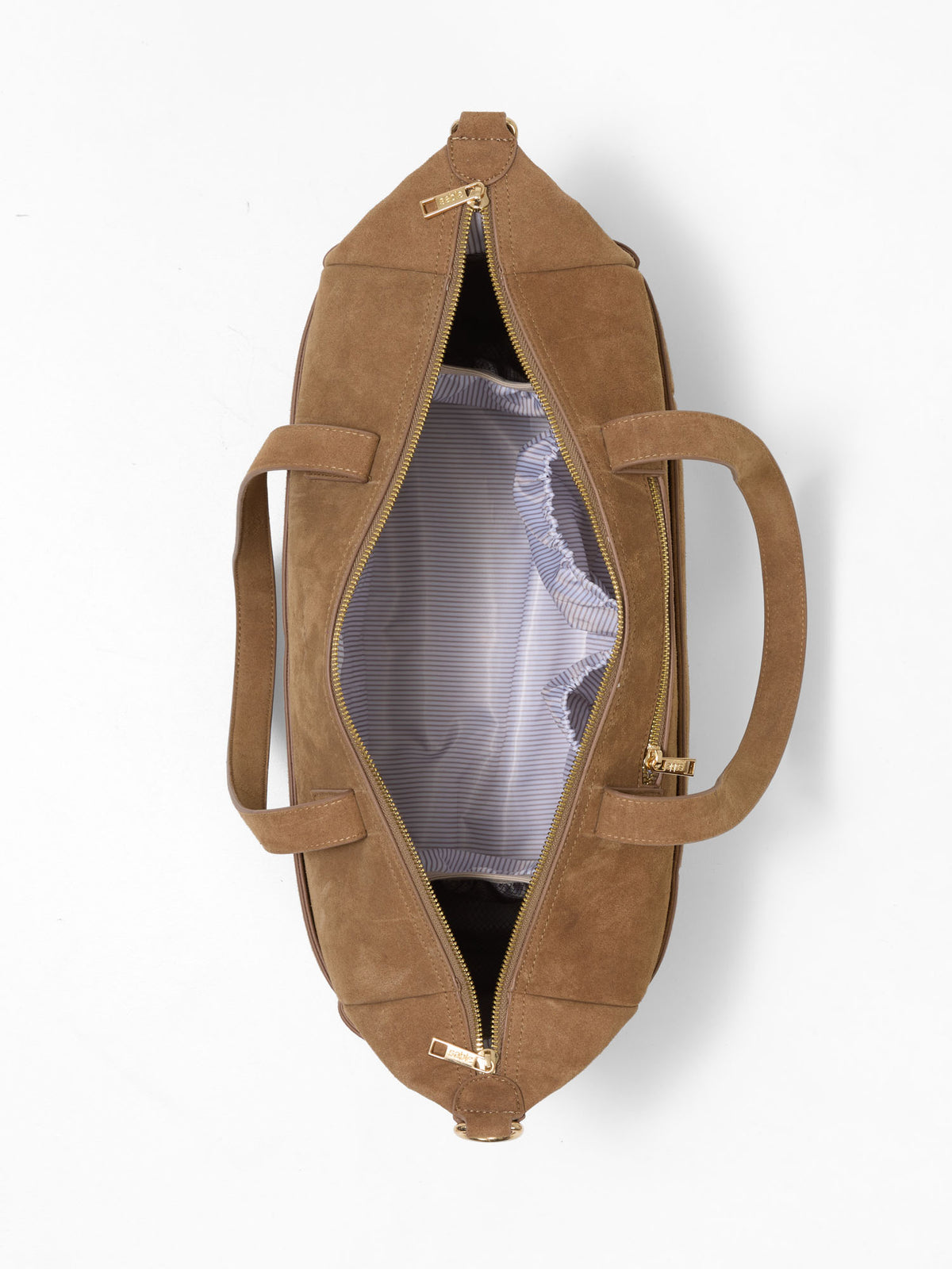 Nappy Bag - Brown Suede