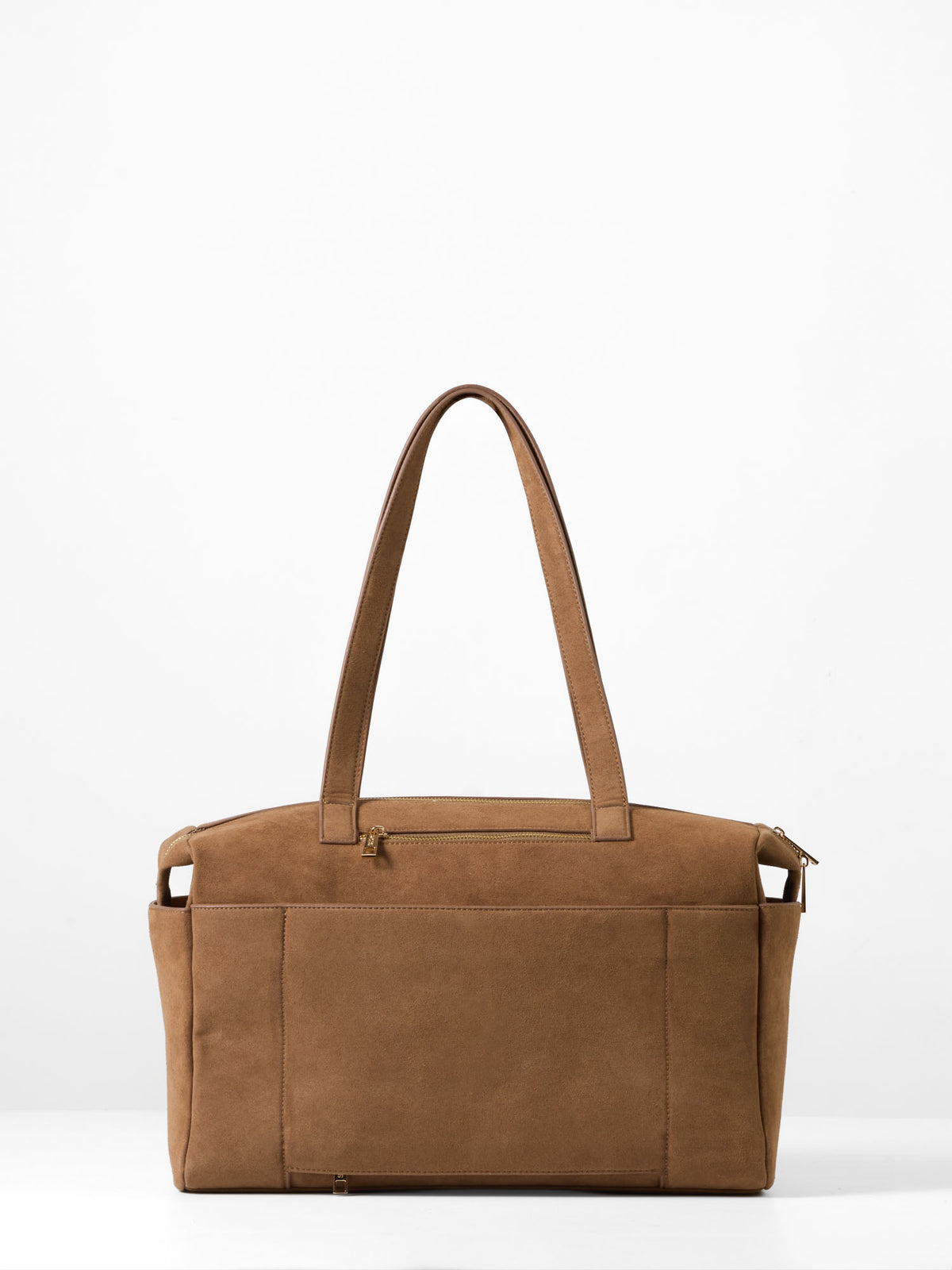 Nappy Bag - Brown Suede