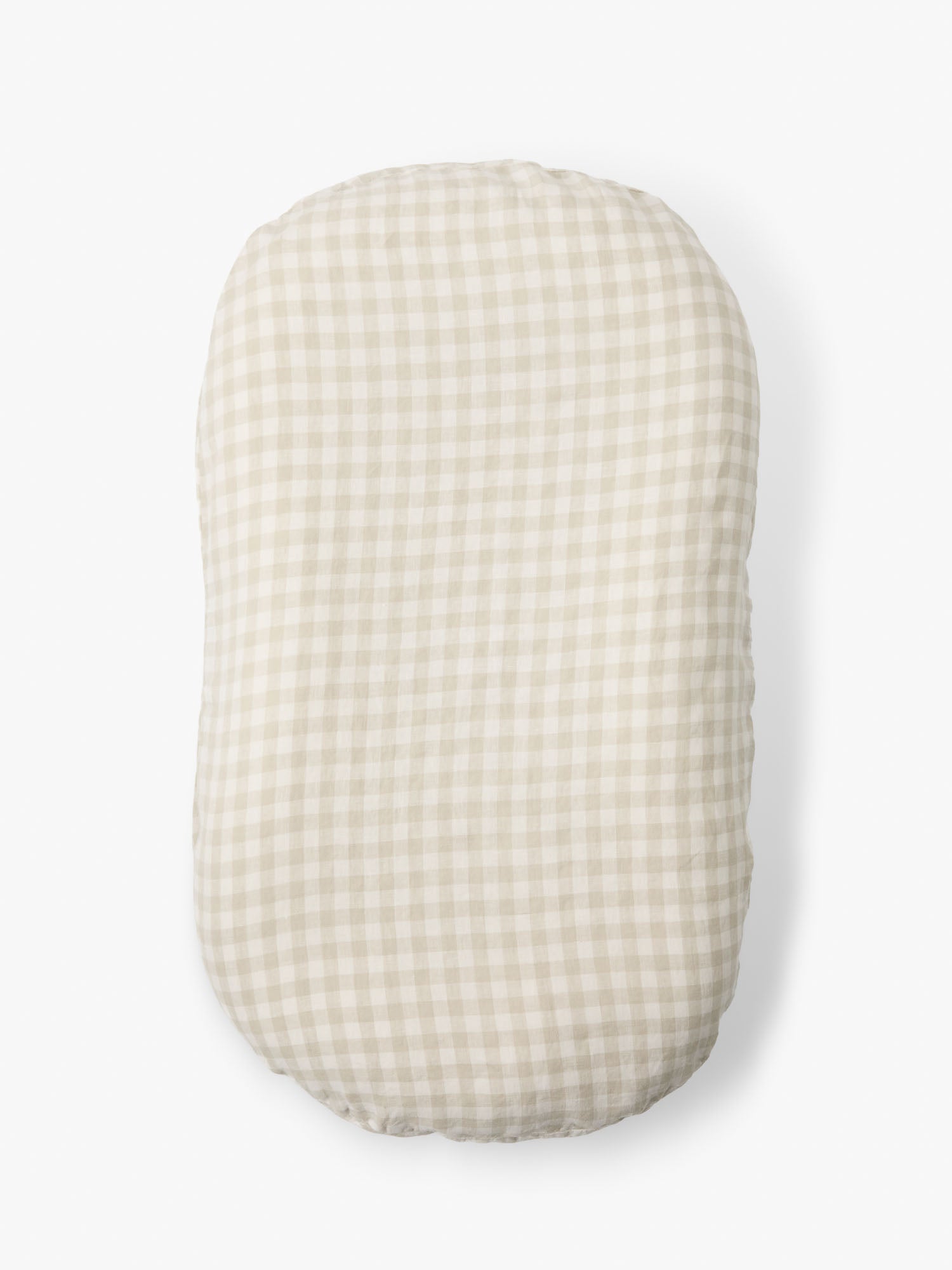Baby Lounger - Dove Grey Gingham