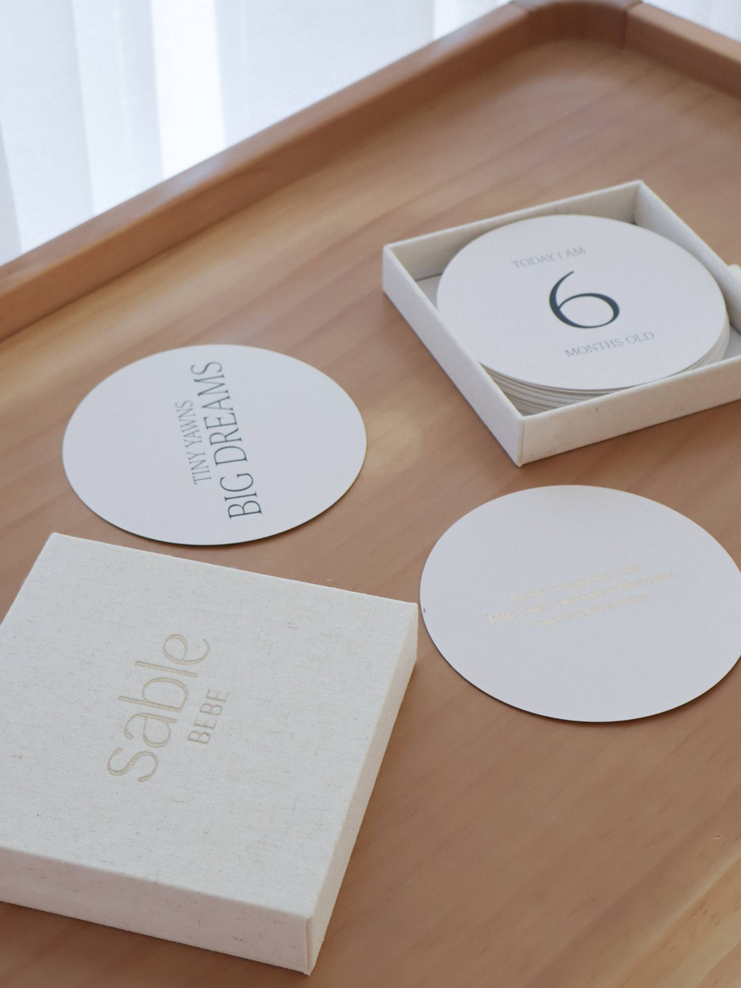 Baby Milestone Card Set