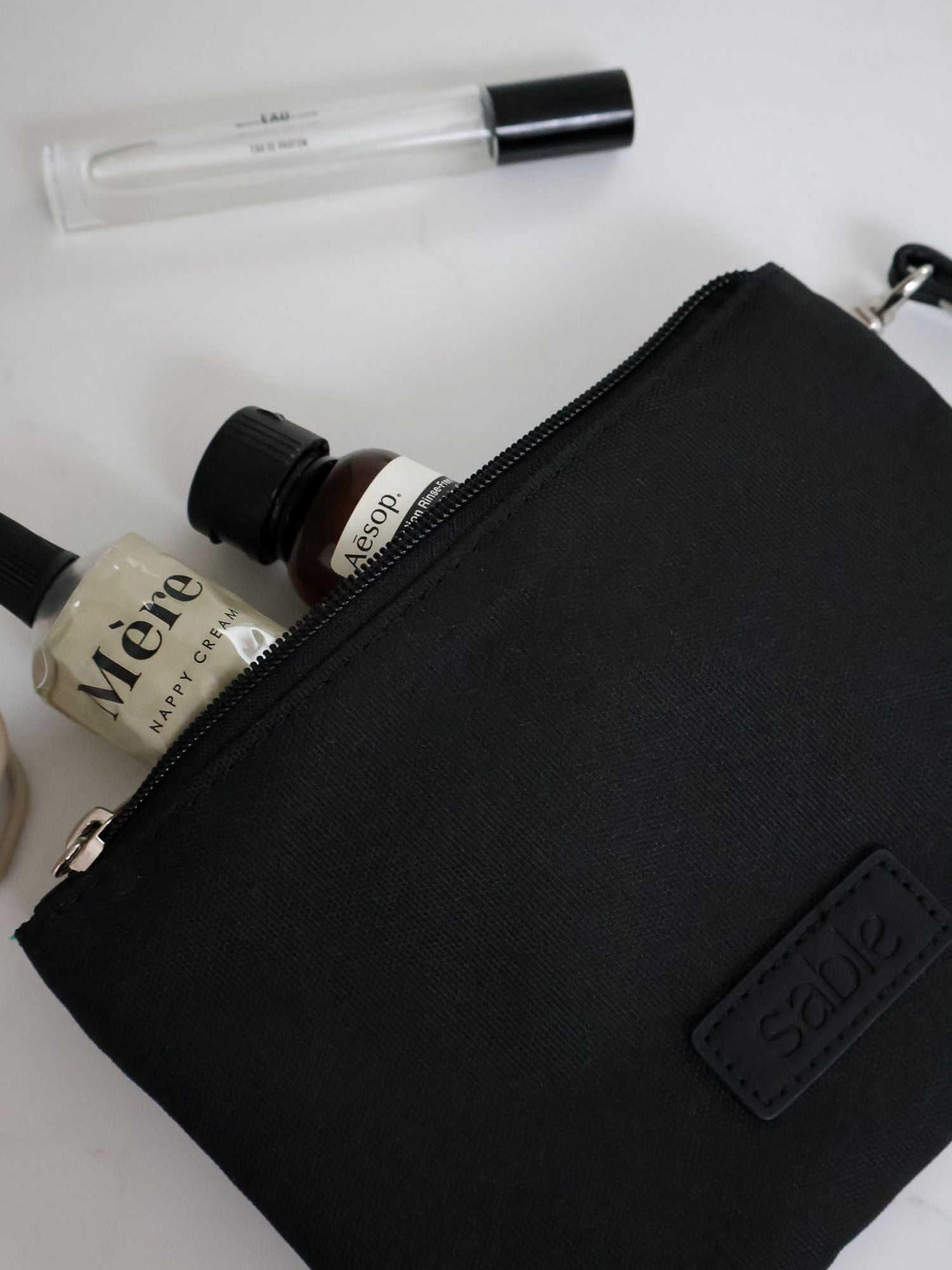 Black Essentials Pouch