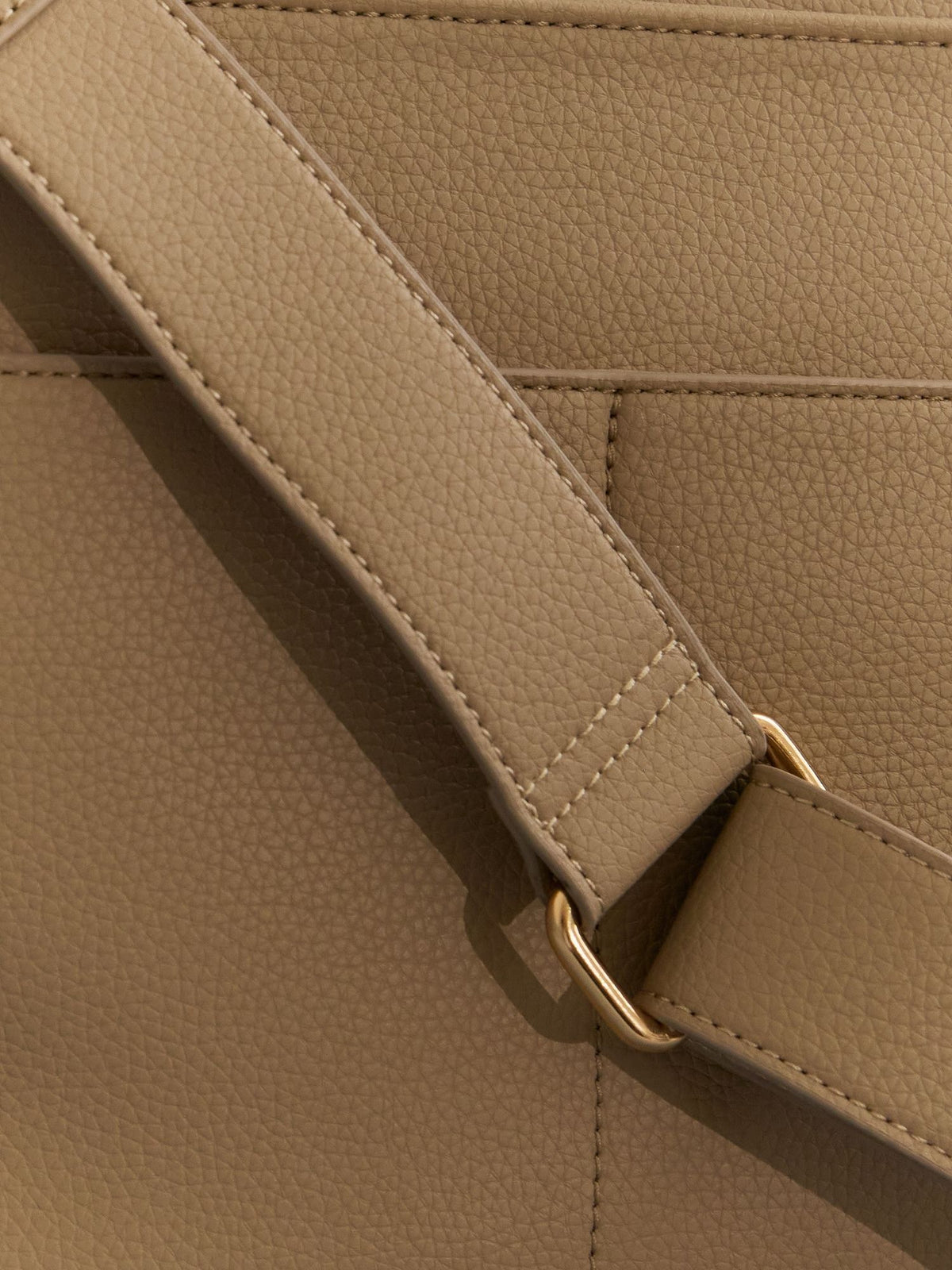 Pram Caddy Bag - Taupe Vegan Leather