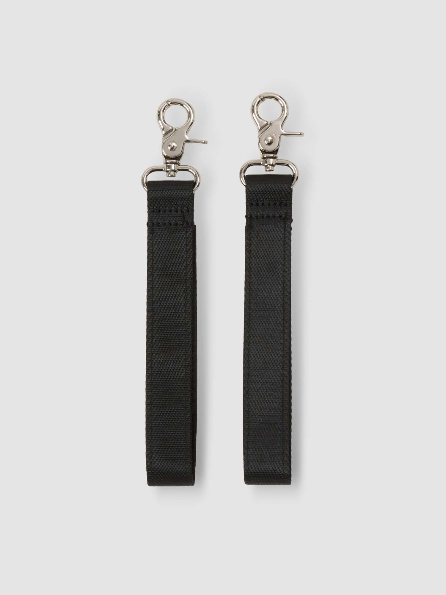 Black Velcro Pram Straps (Set of 2) front product view