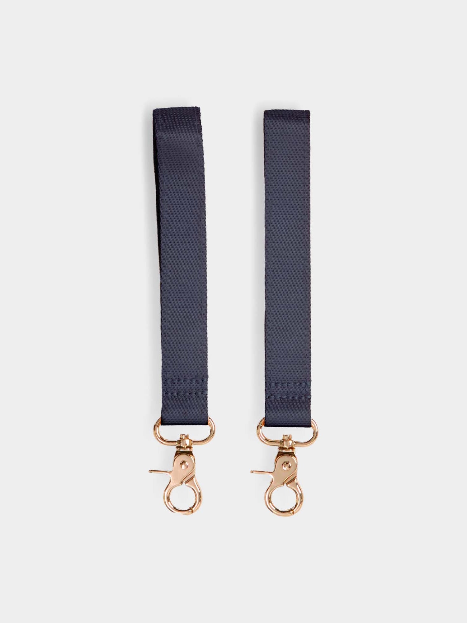 Dusty Blue Velcro Pram Straps (Set of 2) front product view