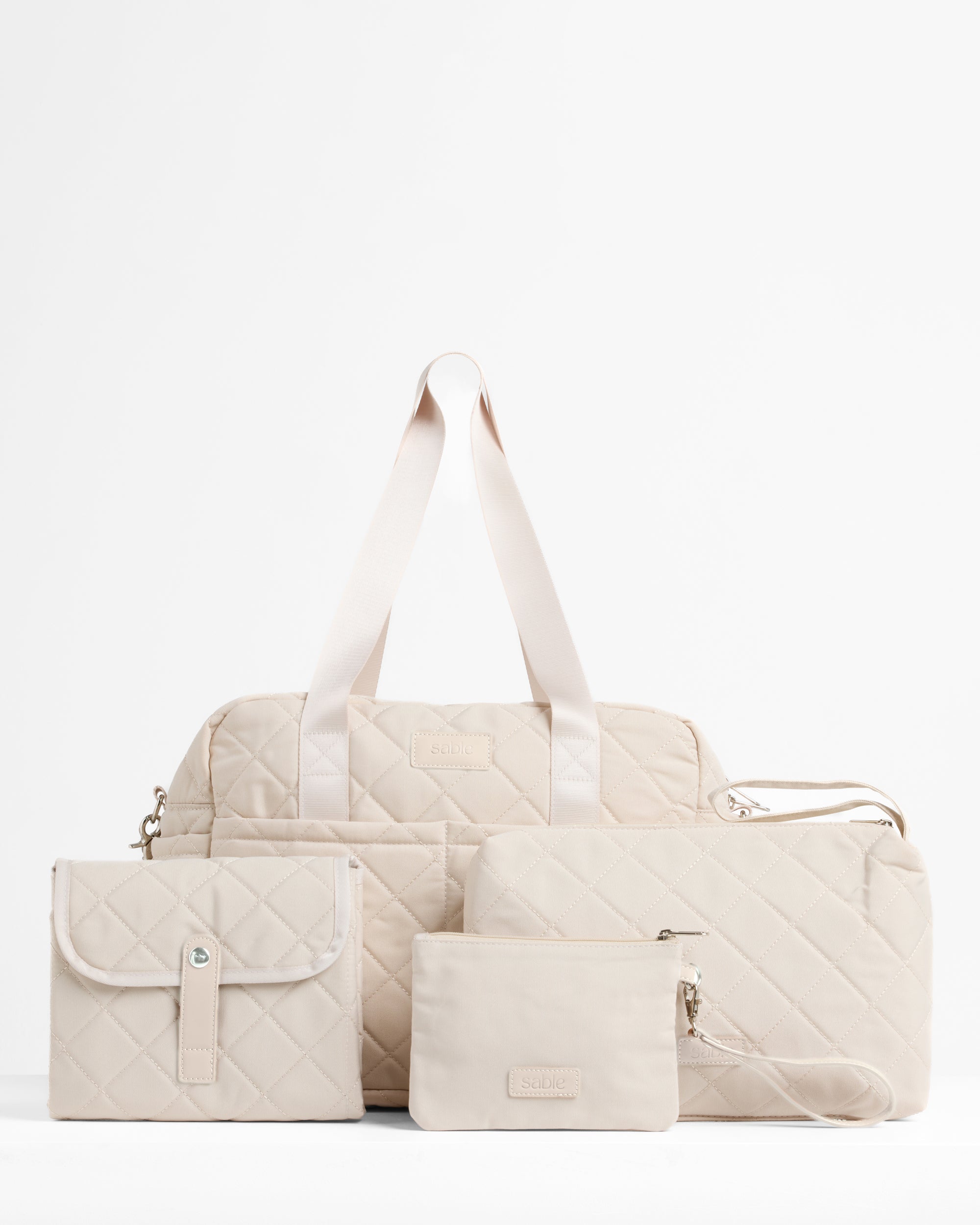 Ultimate Nappy Bag Bundle - Sand