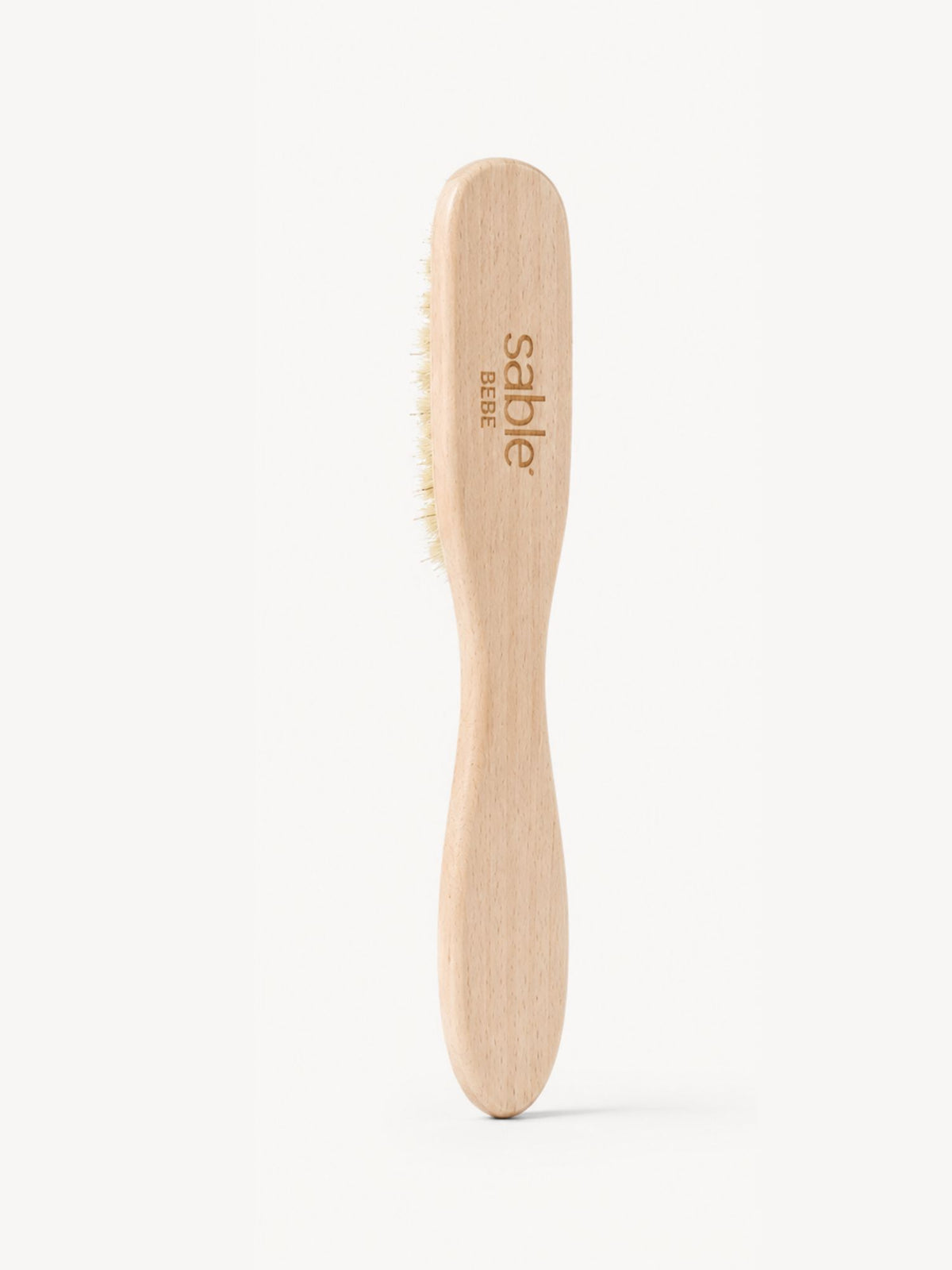 Natural brush with bristles for suede bag care - Sable Bebe