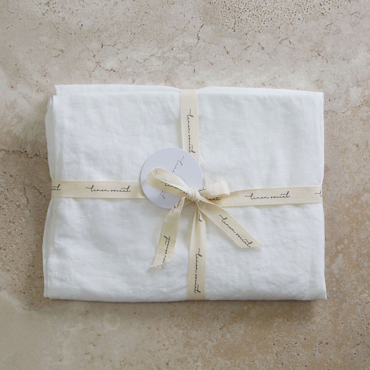 Linen Baby Lounger Cover White Sable Bebe