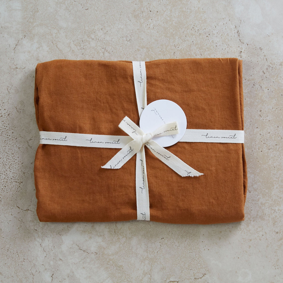 Linen Baby Lounger Cover Tobacco Sable Bebe