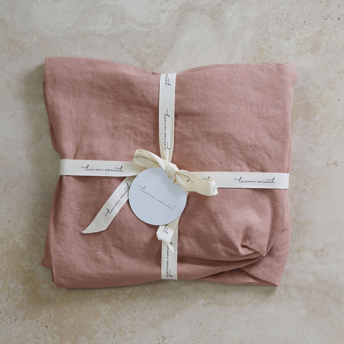 Linen Sheet Clay Sable Bebe