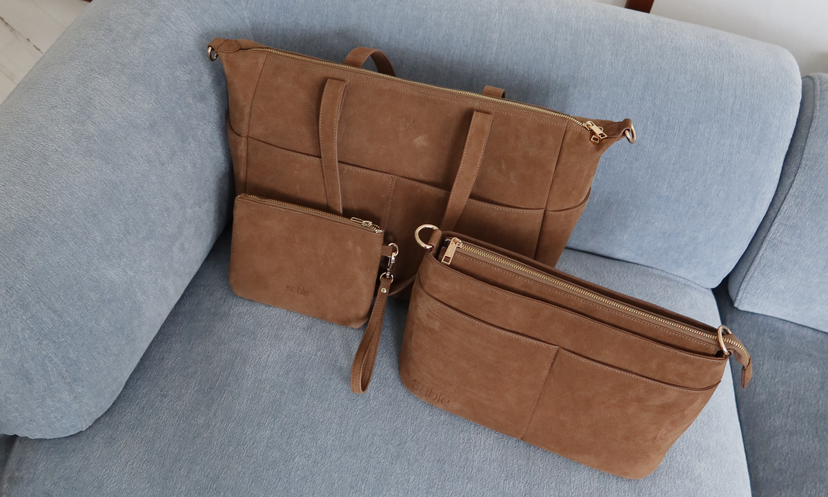 Suede Collection On Couch