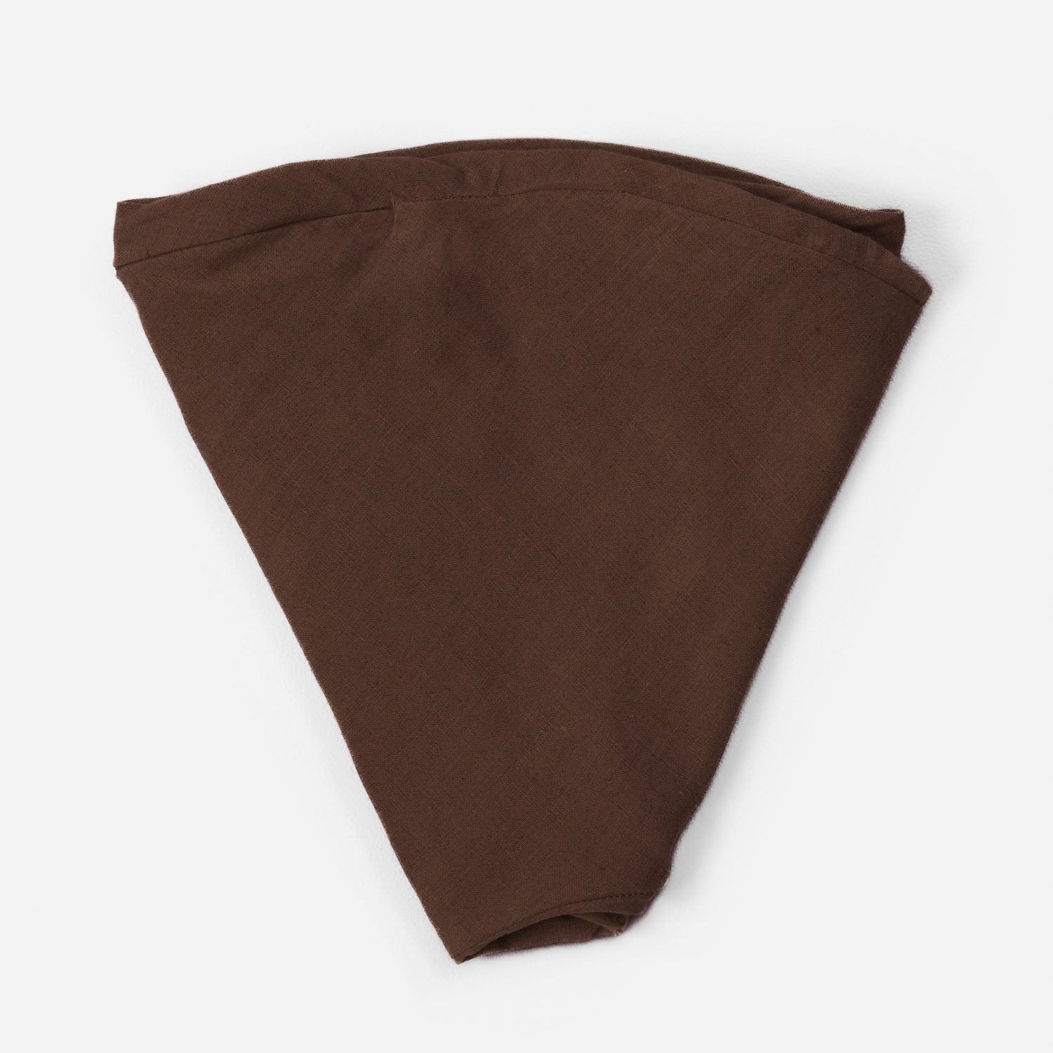 Linen Nursing Pillow - Chocolate linen nursing pillow for newborn feeding support and postpartum comfort luxury nursery essential
