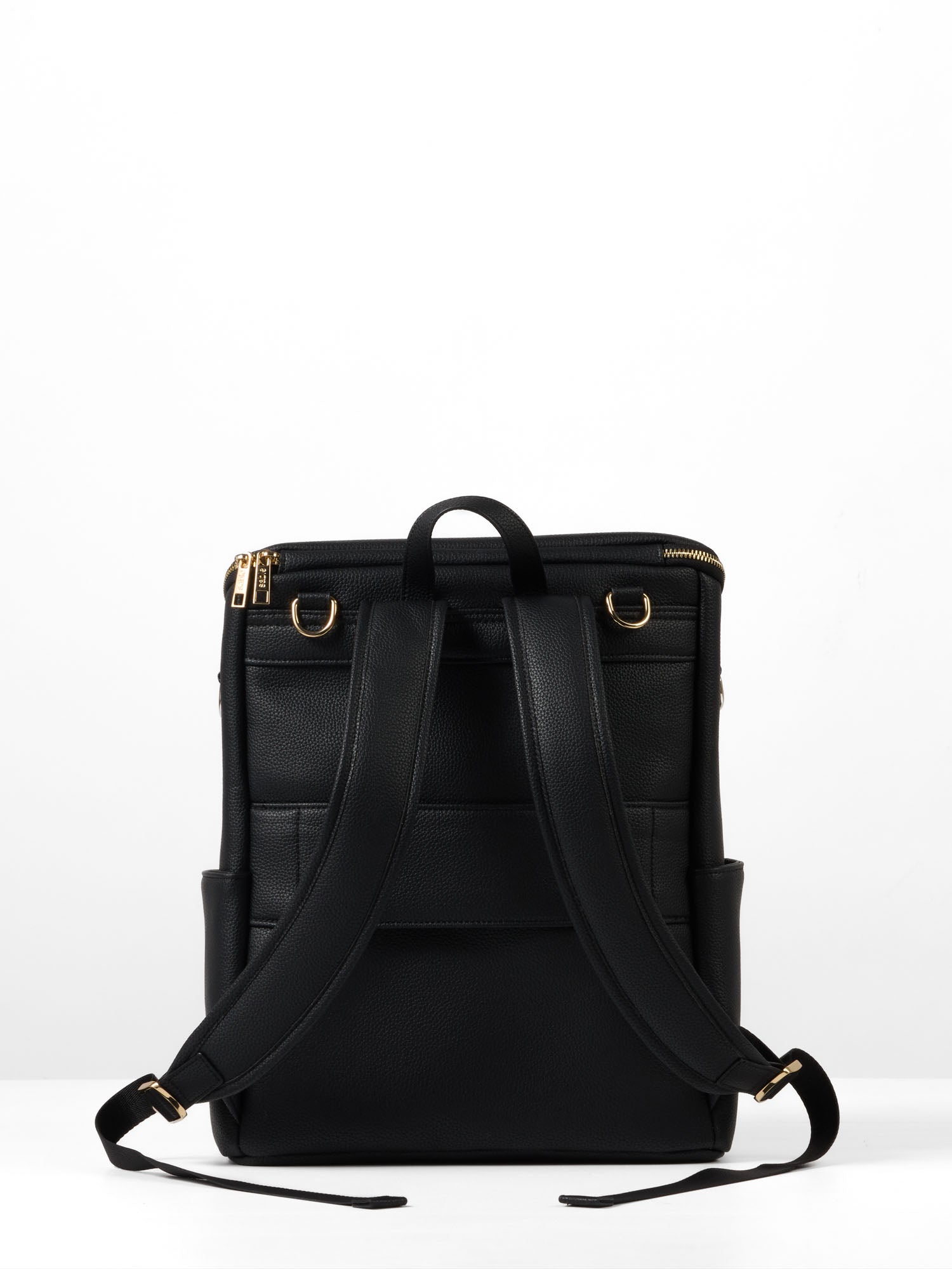 Ultimate Nappy Backpack Bundle - Black Vegan Leather
