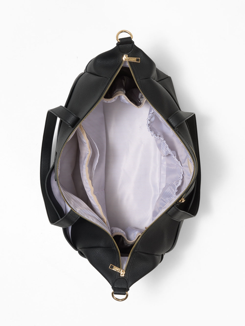 Ultimate Nappy Bag Bundle - Black Vegan Leather