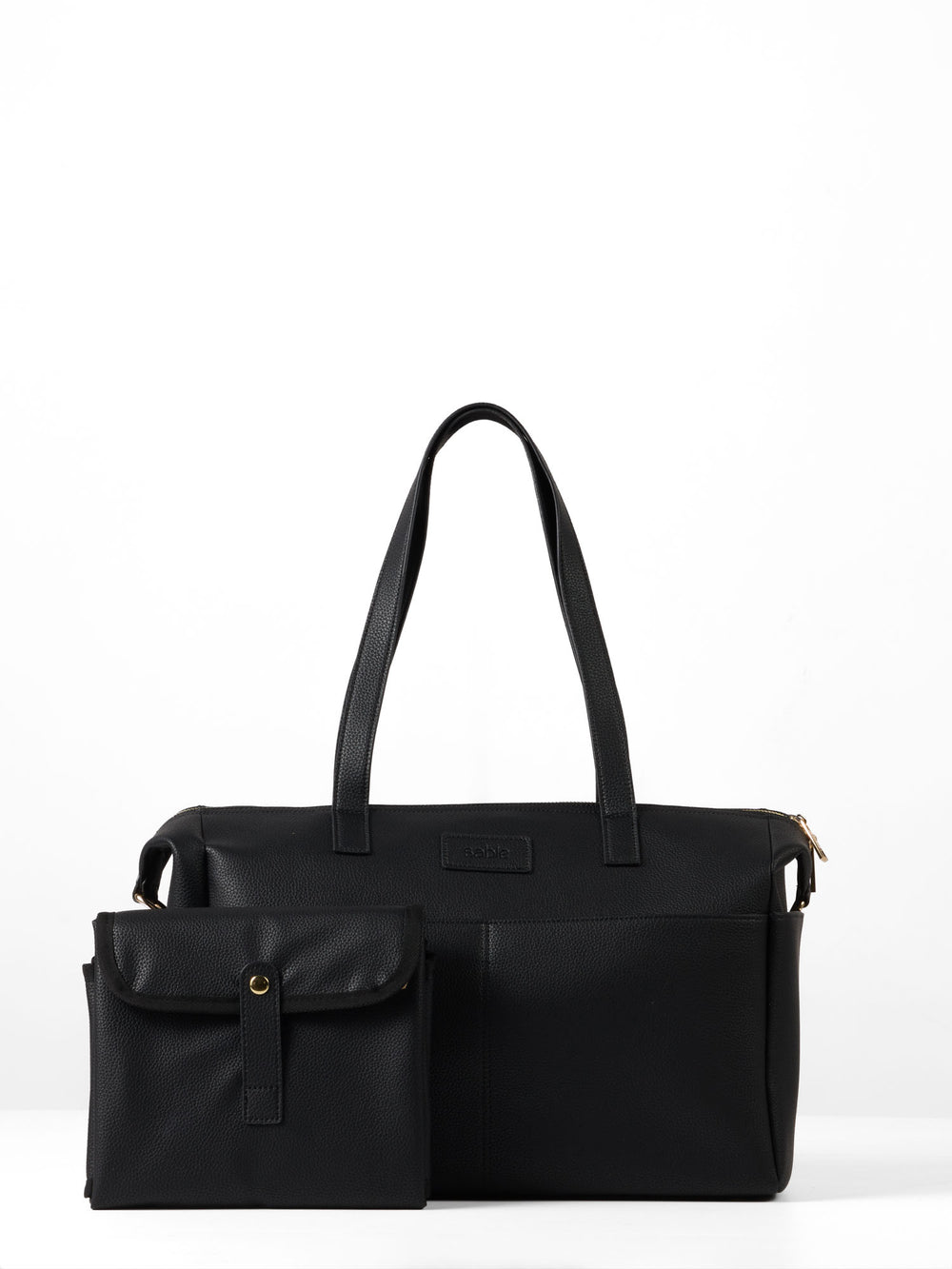 Essentials Nappy Bag Bundle - Black Vegan Leather