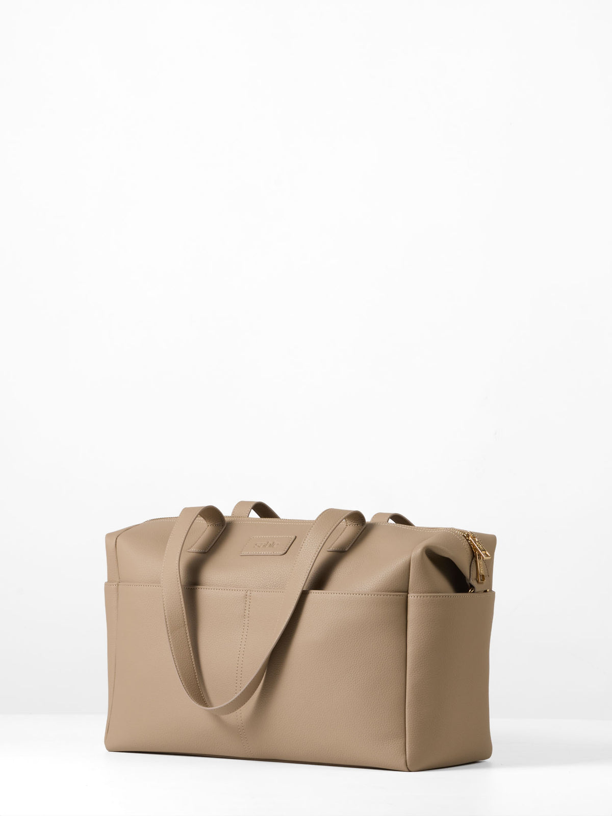 Ultimate Nappy Bag Bundle - Taupe Vegan Leather