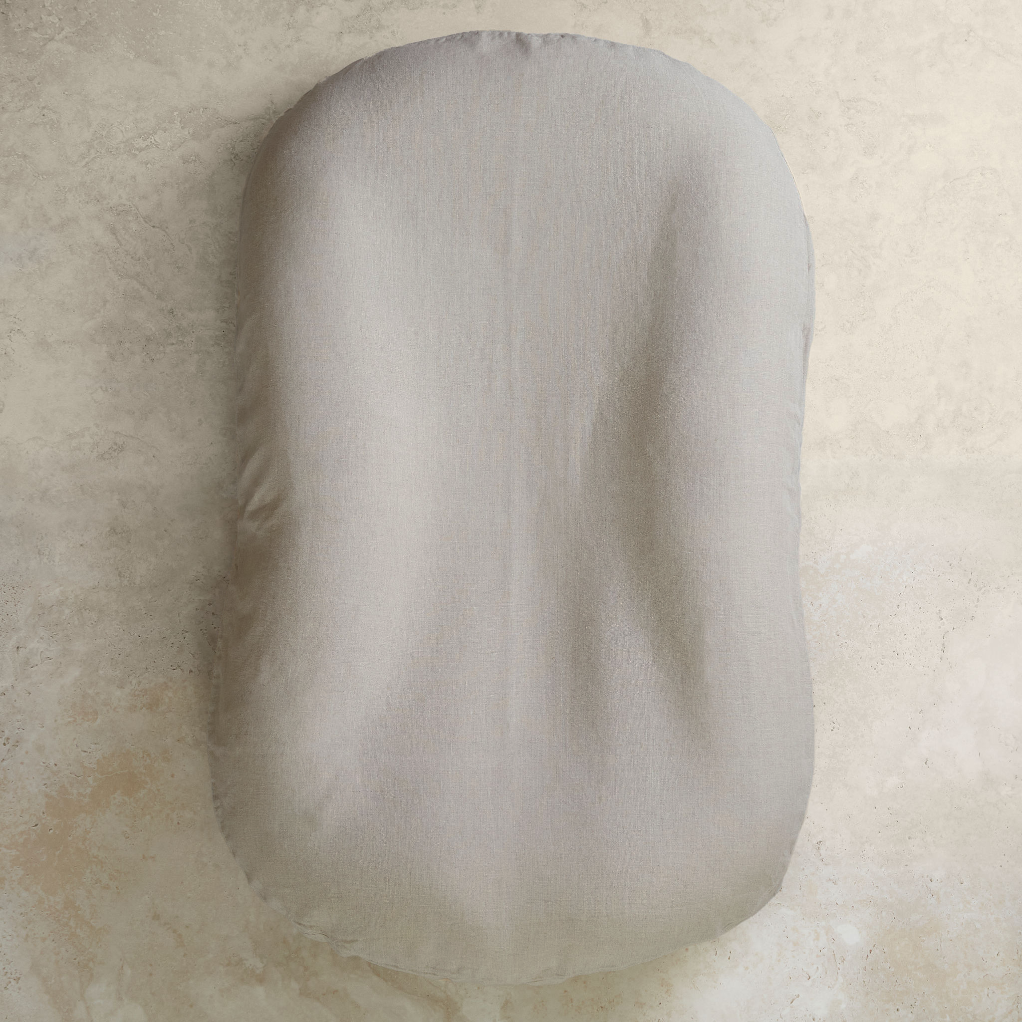 Sable Bebe Natural Linen Baby Lounger