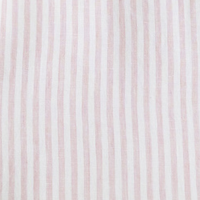 Linen Social Baby Lounger | Pink Striped