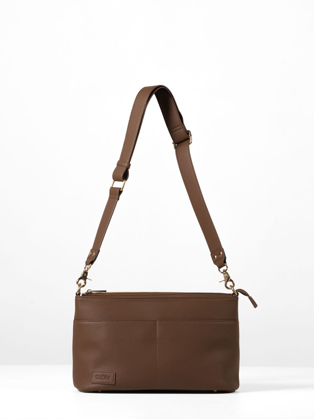 Signature Pram Caddy Bag Bundle - Chocolate Vegan Leather
