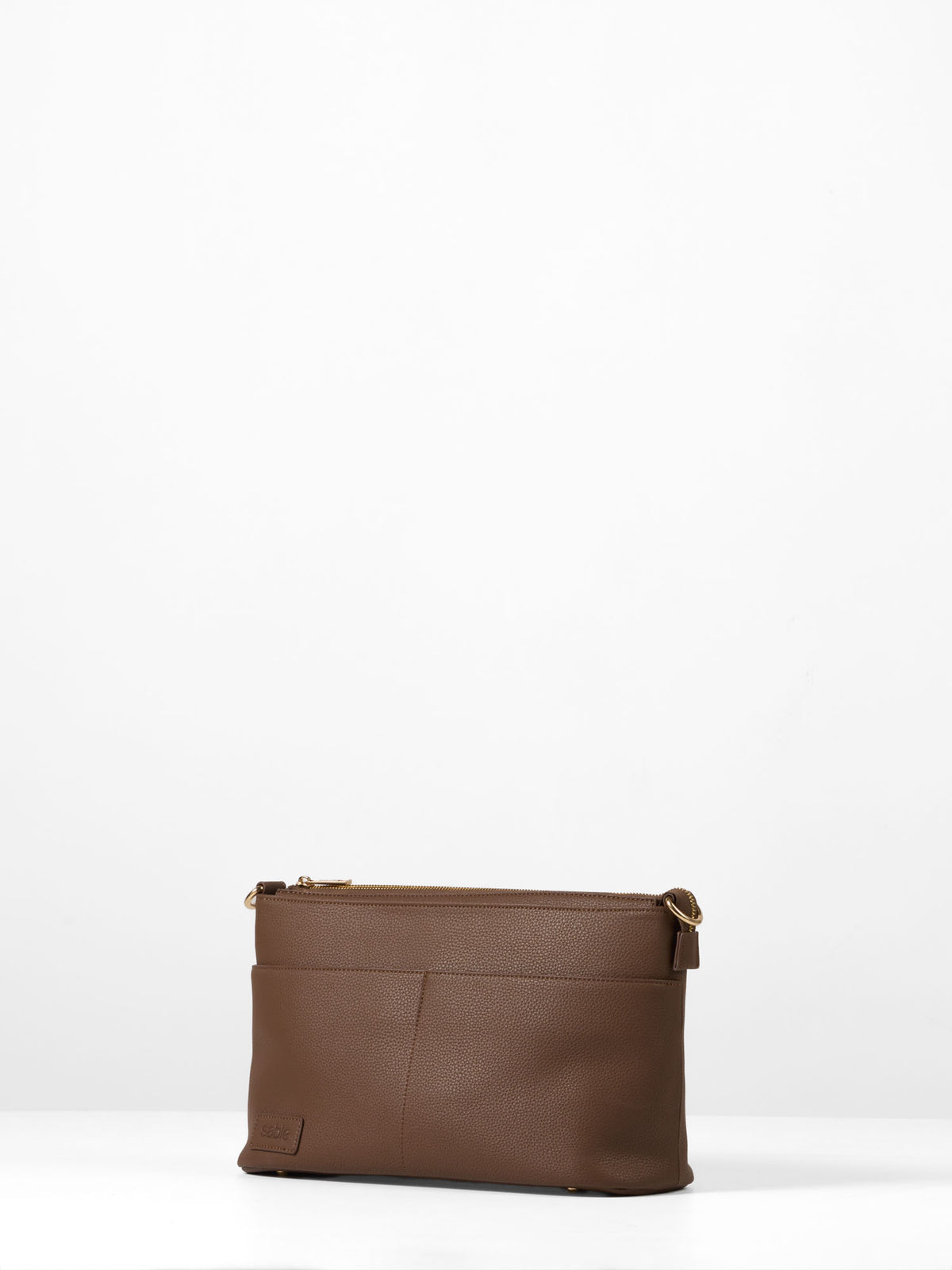 Pram Caddy Bag - Chocolate Vegan Leather