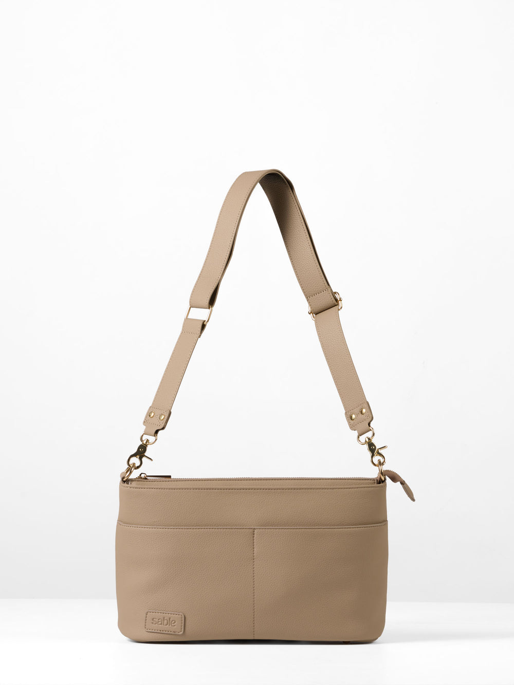 Signature Pram Caddy Bag Bundle - Taupe Vegan Leather
