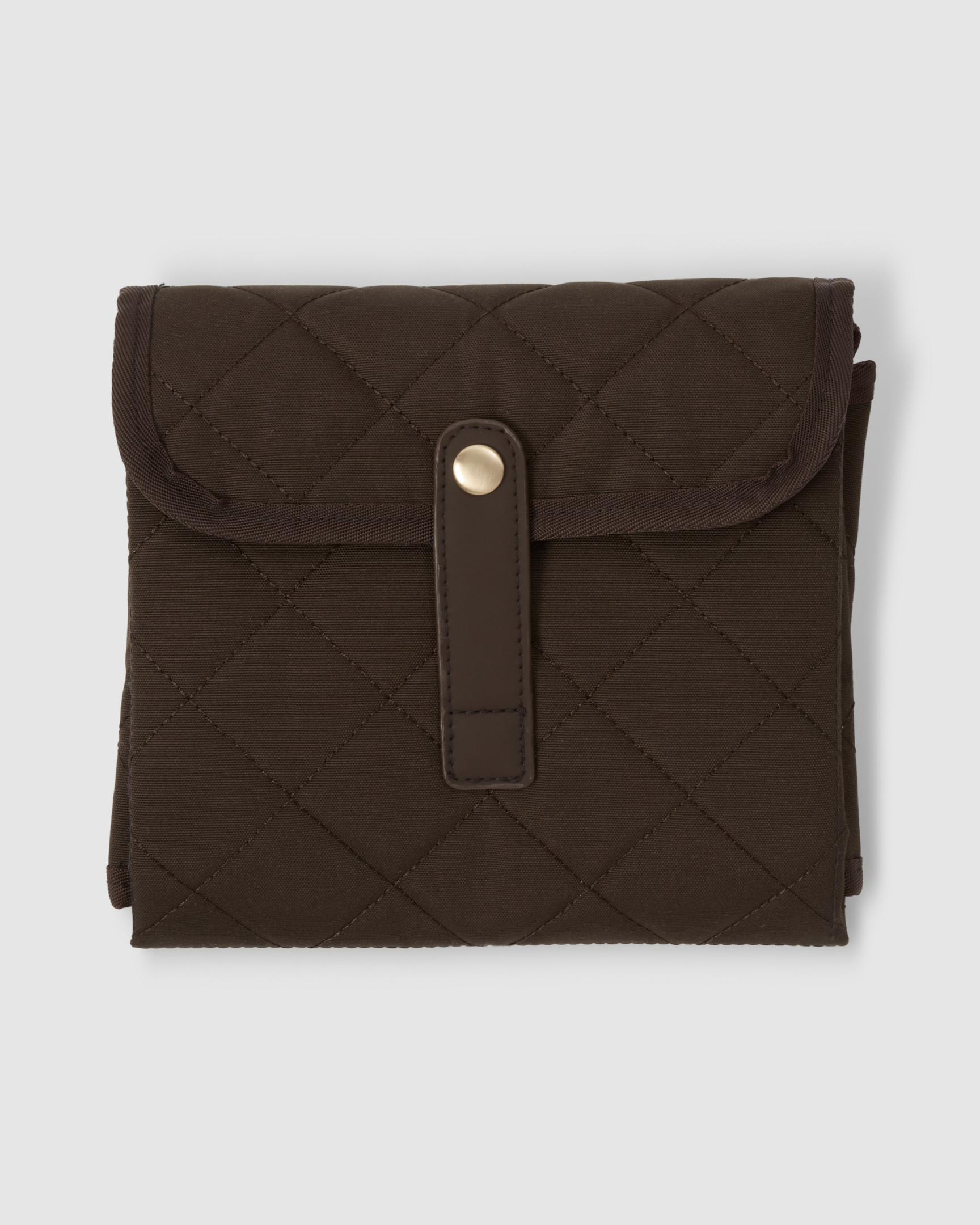 Portable brown change mat for babies