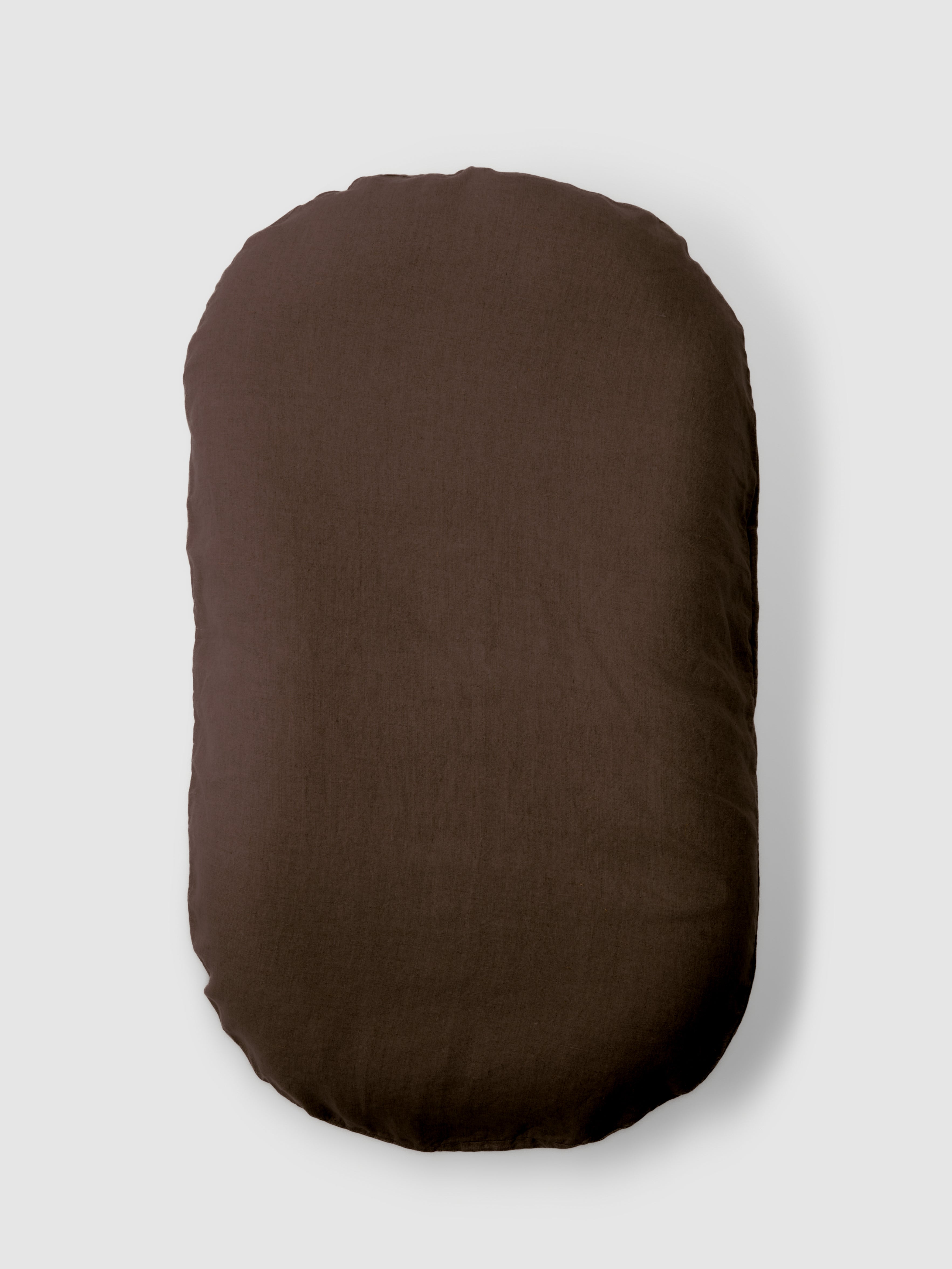 Linen Social Baby Lounger | Chocolate