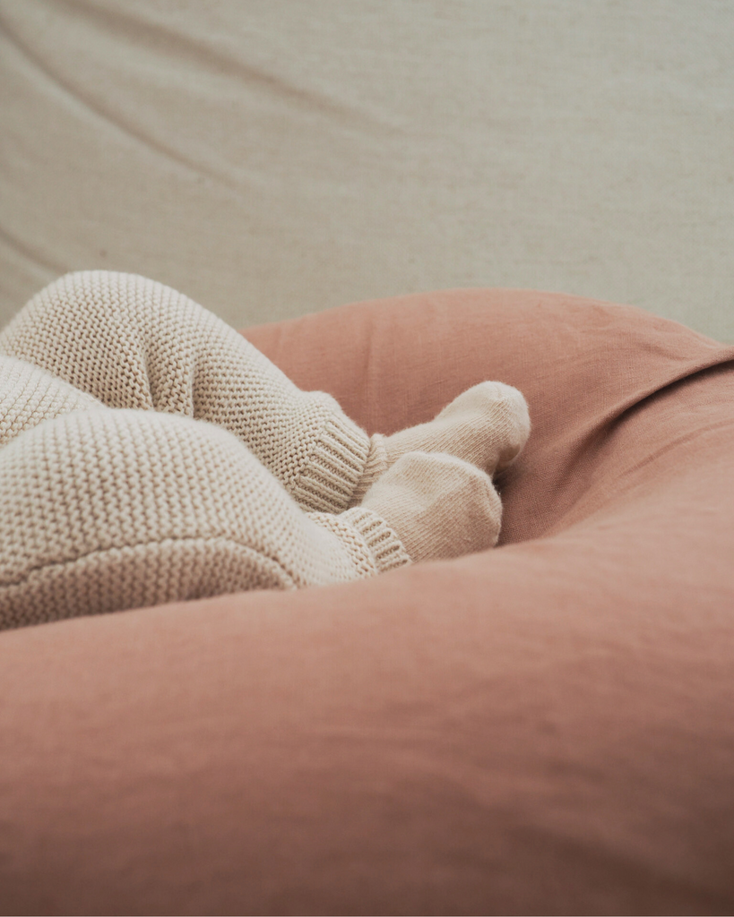 Soft padded baby lounger