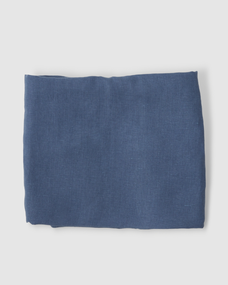Linen Social Baby Lounger | Marine Blue