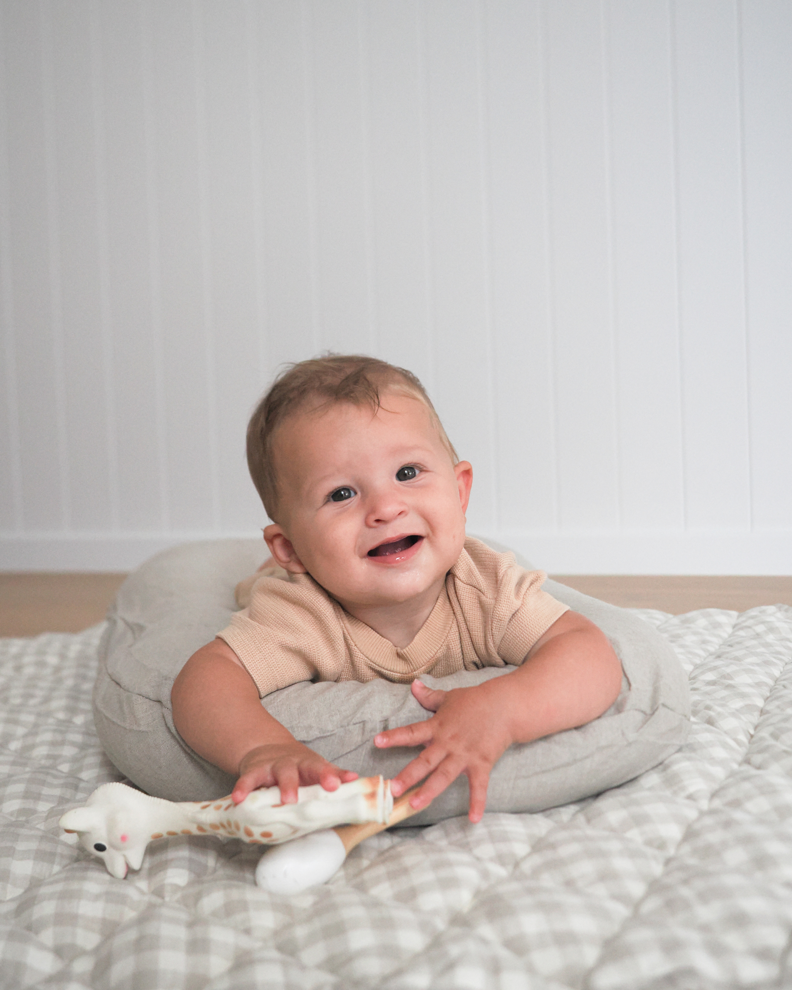 Soft and supportive Australian baby lounger