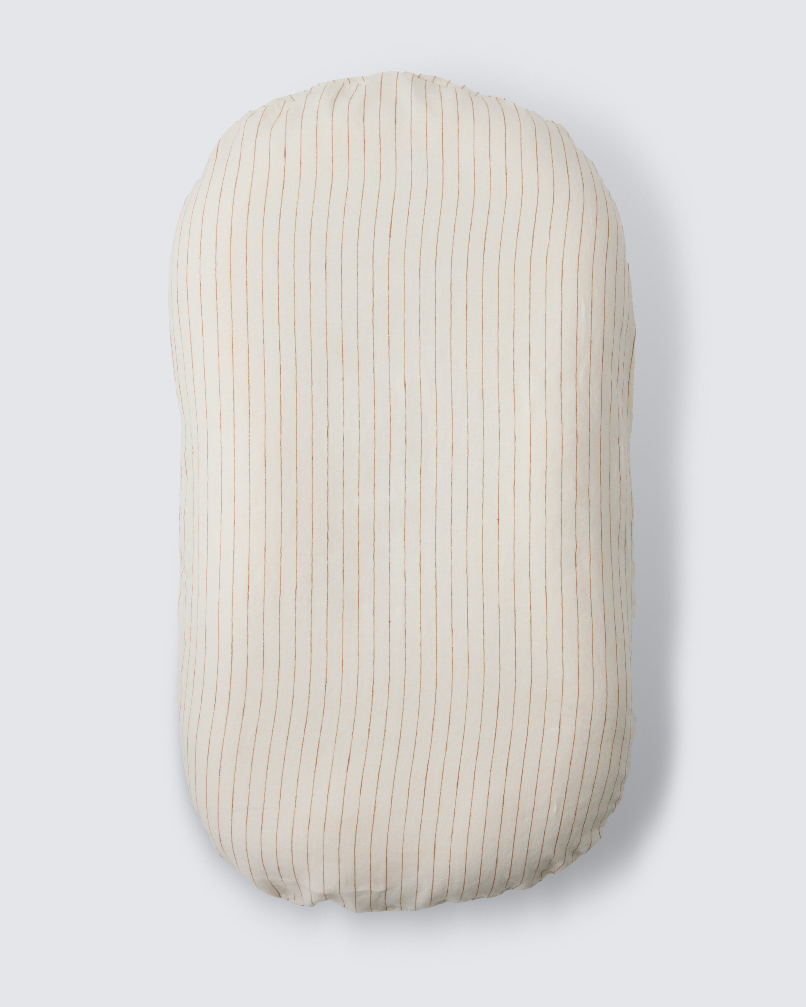 Cosy baby nest made from soft, natural fabric